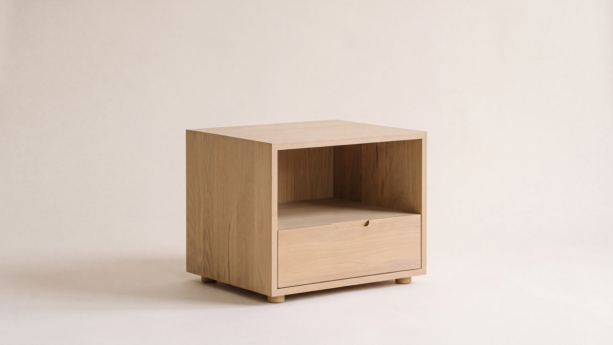 Harbour Nightstand, Pale Oak