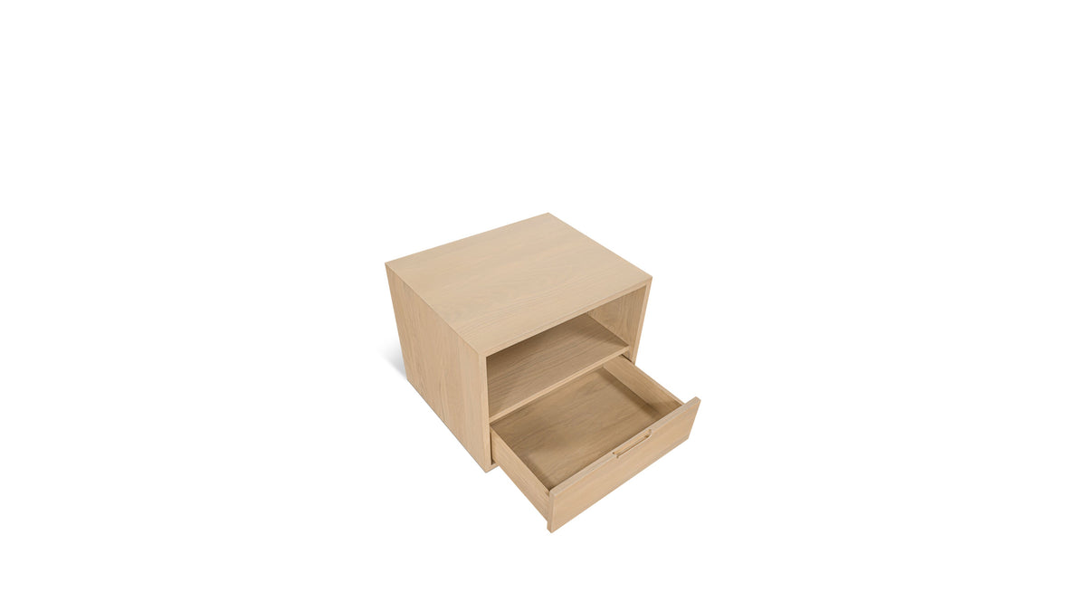 Harbour Nightstand, Pale Oak