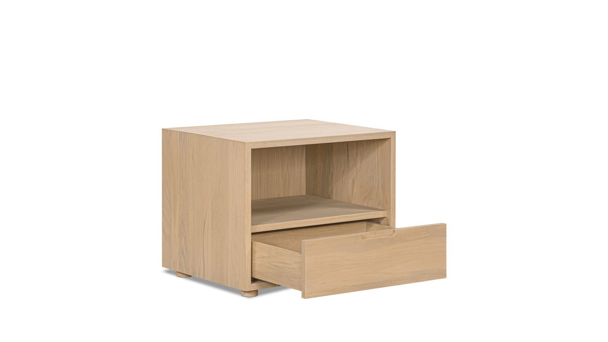 Harbour Nightstand, Pale Oak