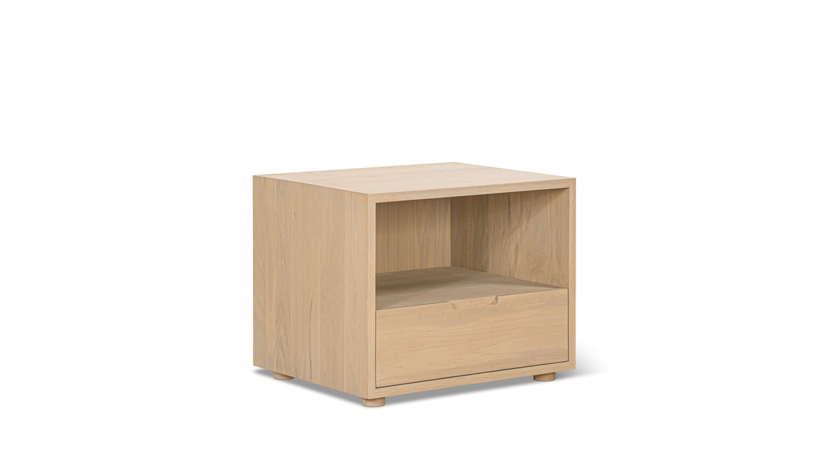 Harbour Nightstand, Pale Oak