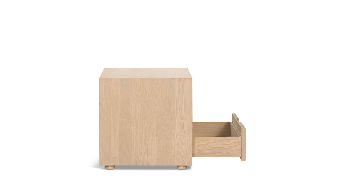 Harbour Nightstand, Pale Oak