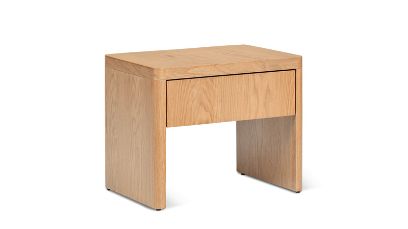 Form Nightstand, White Oak