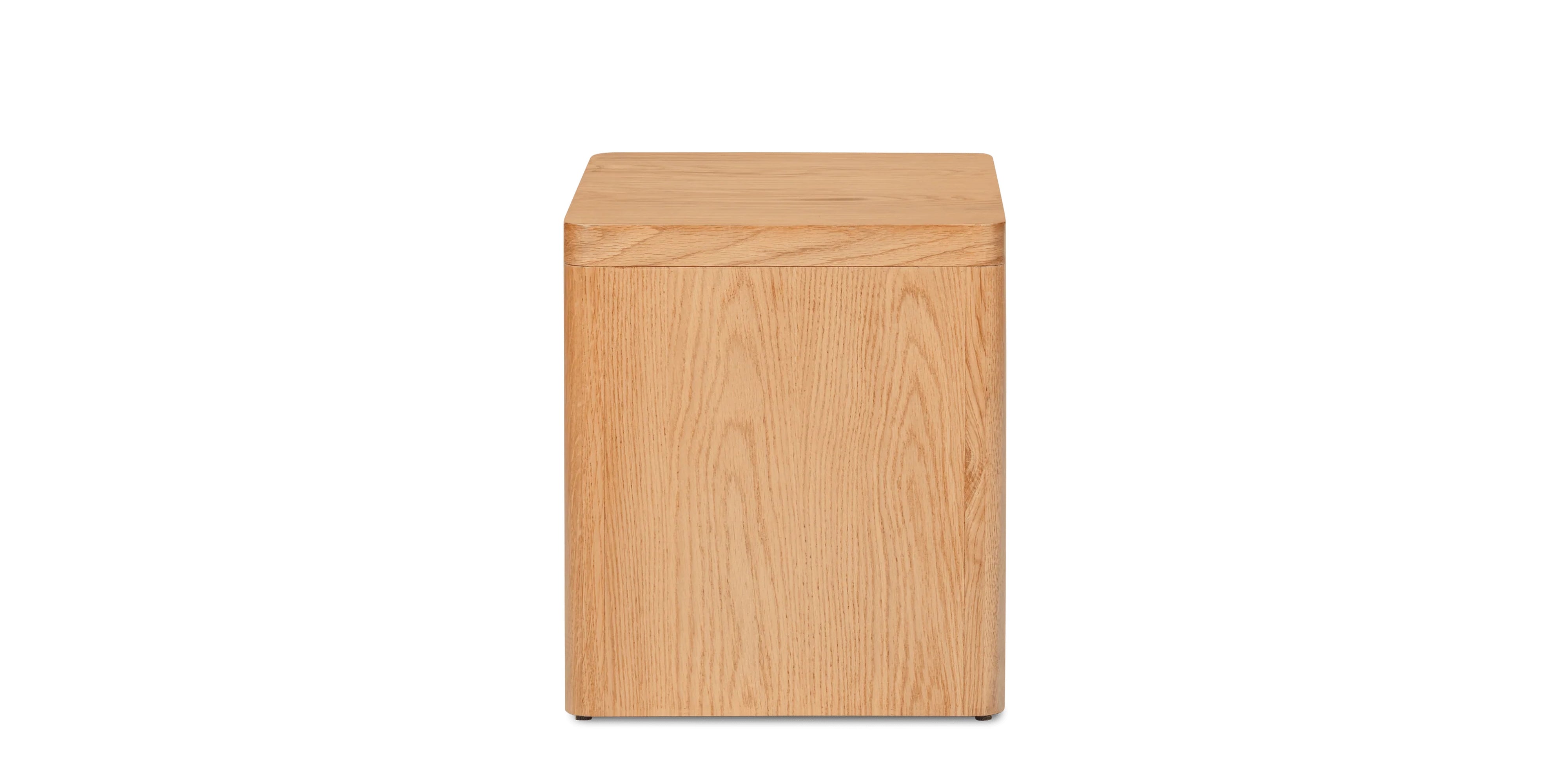 Form Nightstand, White Oak