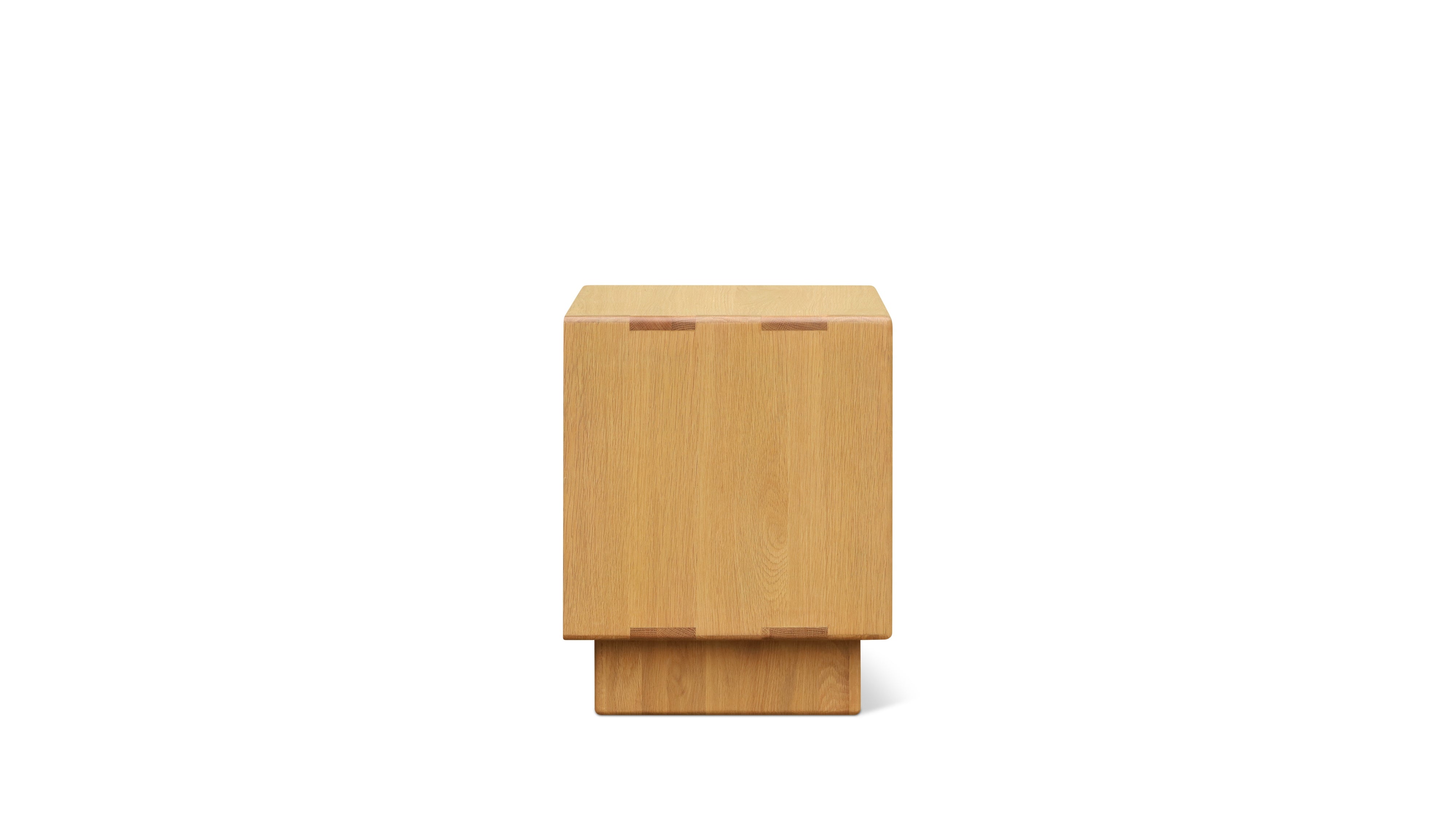 Square Up Nightstand, Oak