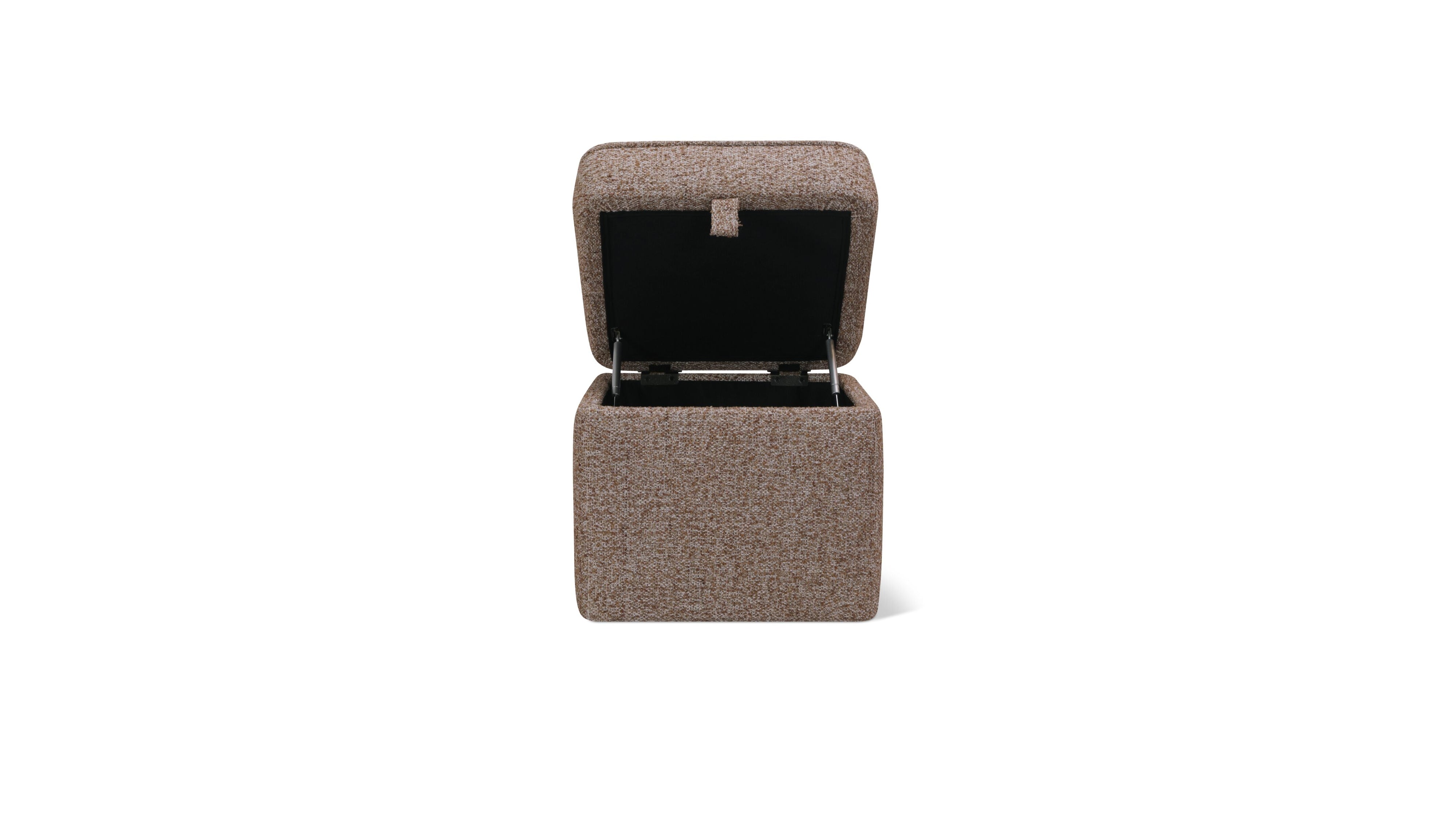 Pod Storage Ottoman, Small, Teddy