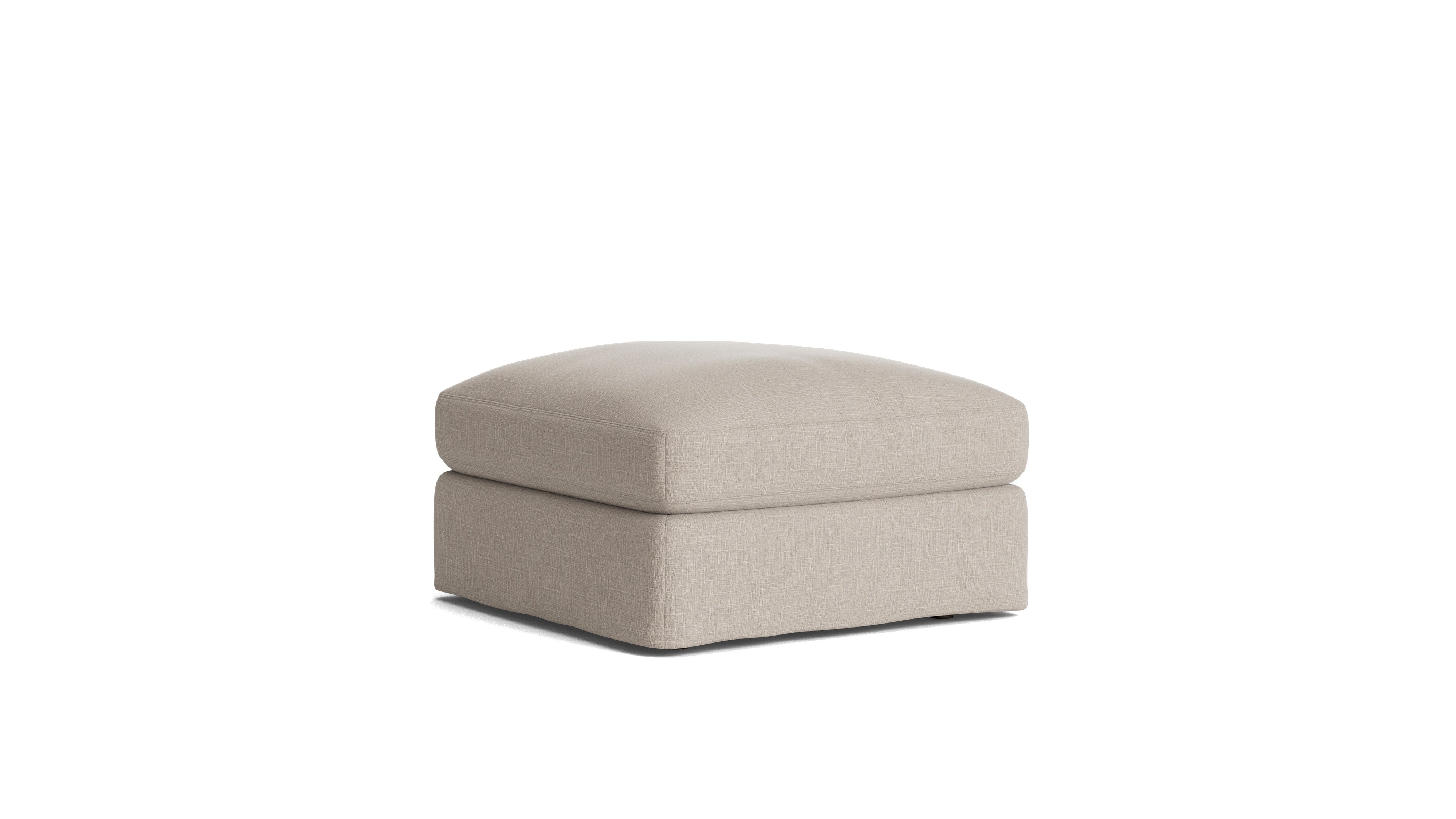 Get Together™ Ottoman, Large, Light Pebble