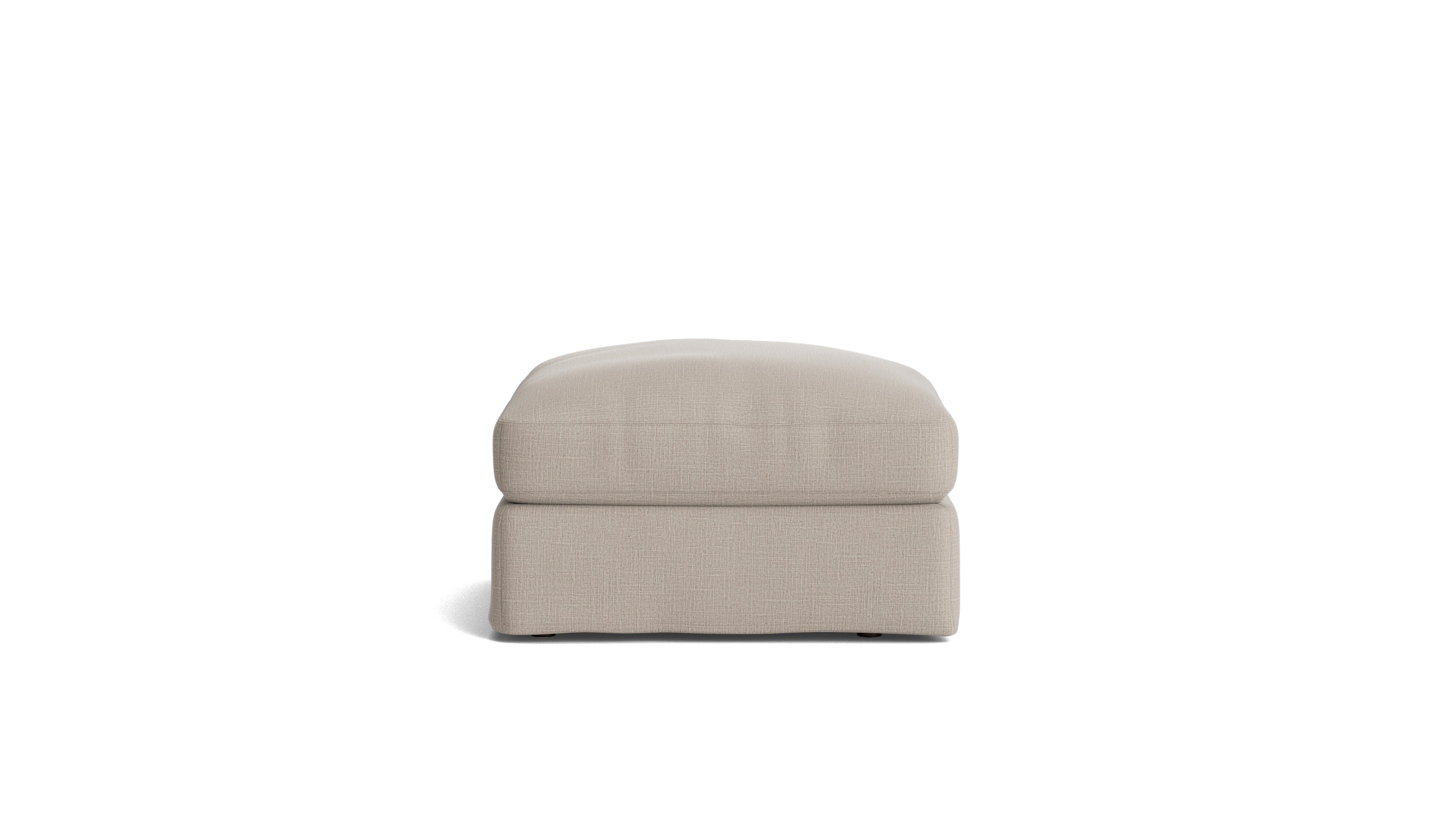 Get Together™ Ottoman, Large, Light Pebble