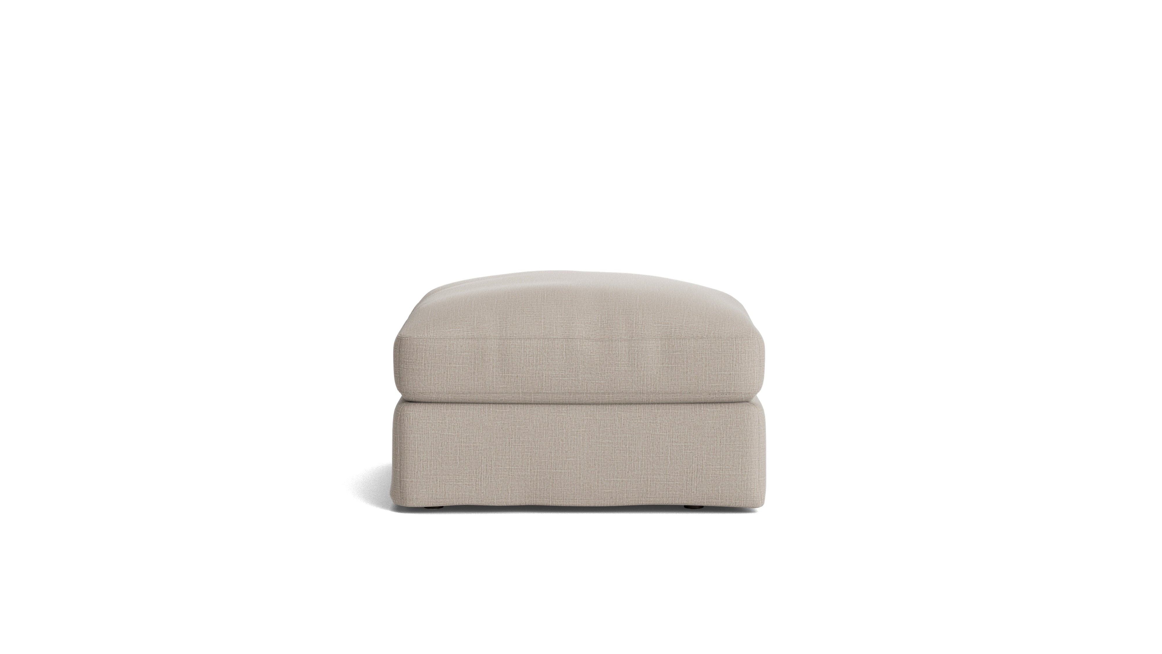 Get Together™ Ottoman, Large, Light Pebble