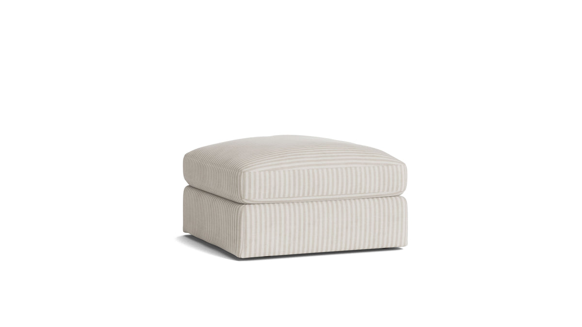 Get Together™ Ottoman, Large, Newport Stripe