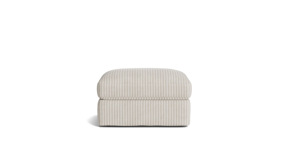 Get Together™ Ottoman, Large, Newport Stripe