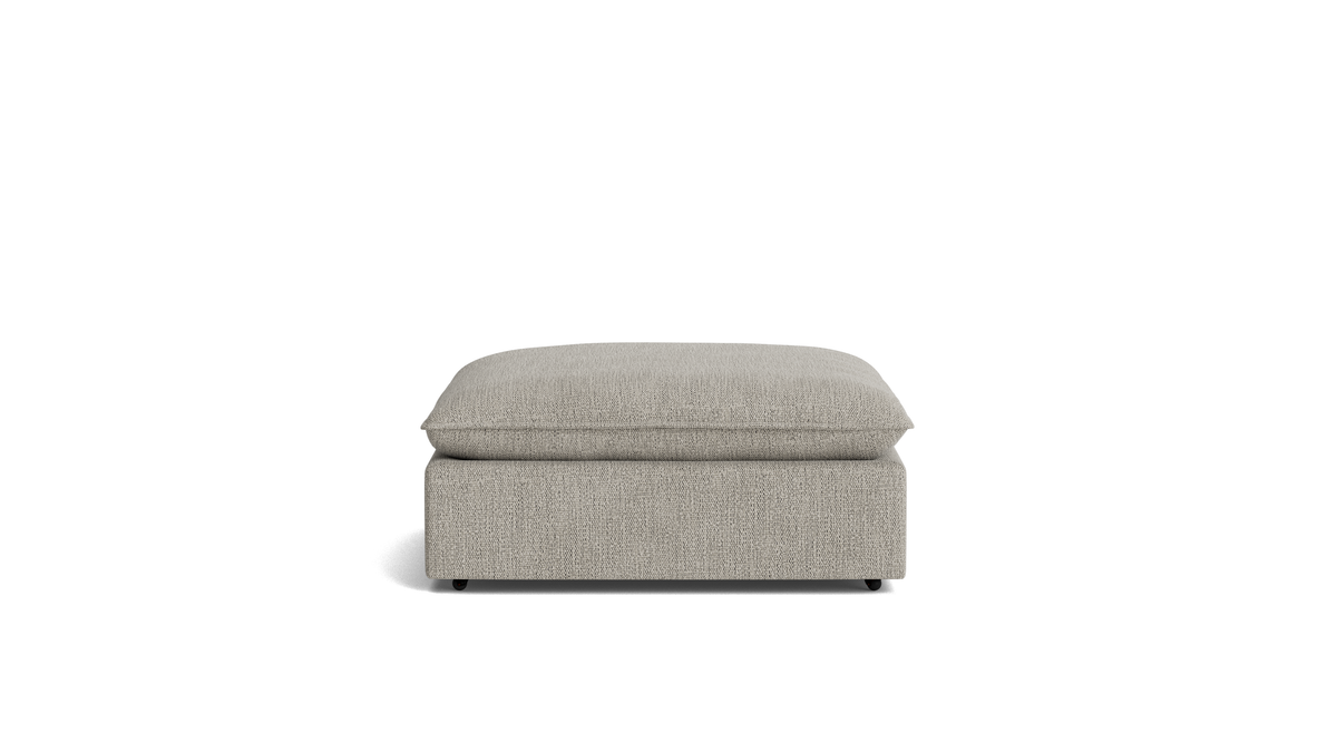 Chill Time Ottoman, Oatmeal — alternate view