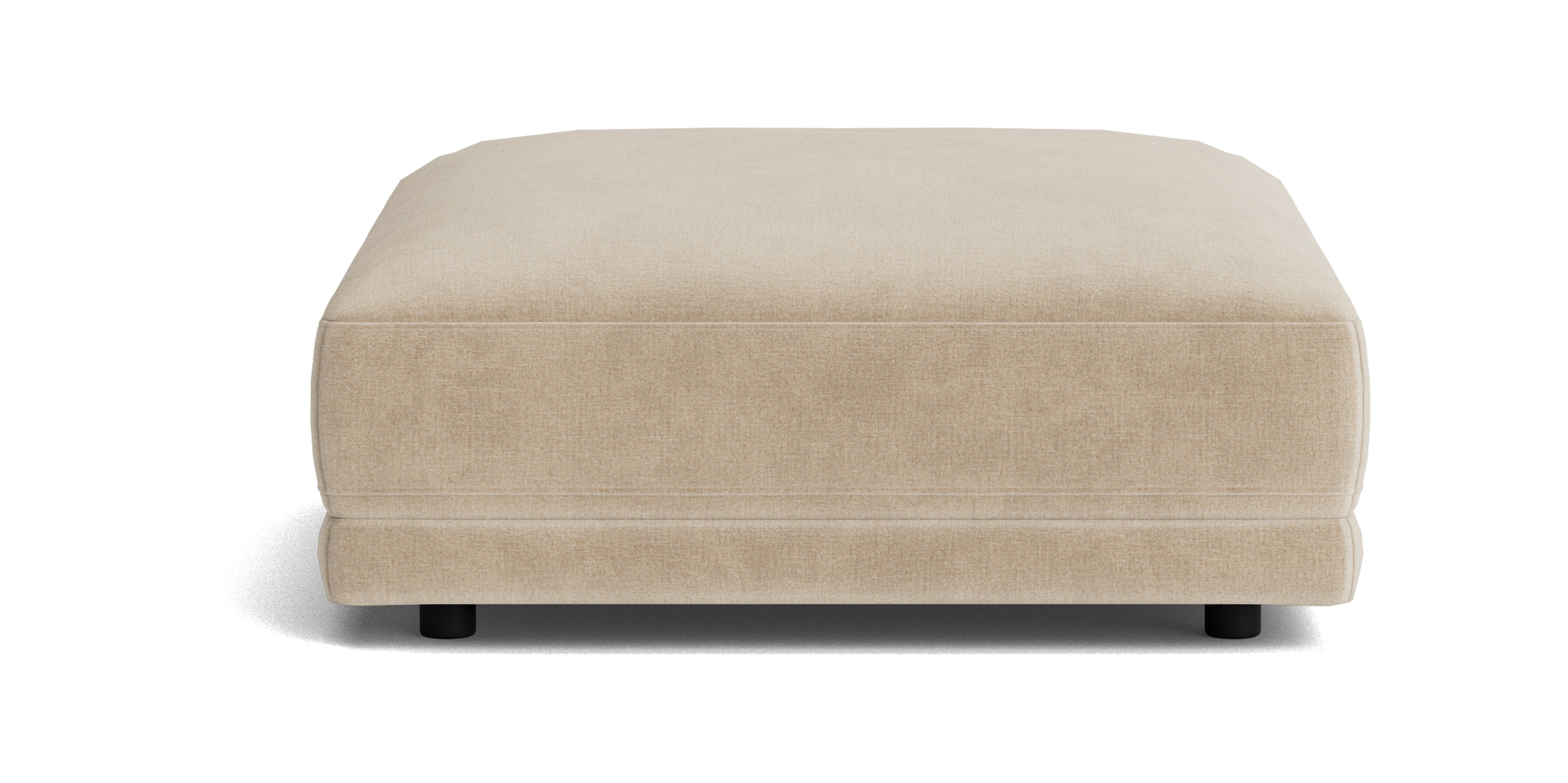 Soft Spot Ottoman, Cashew