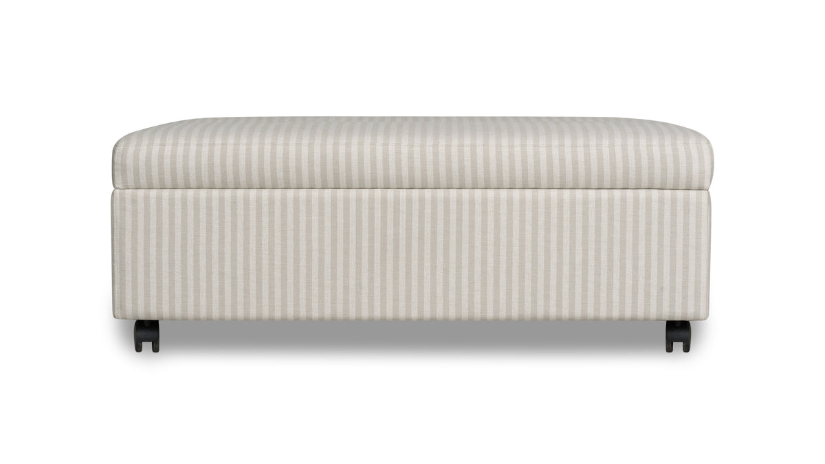 Hide Away Ottoman Sleeper, Newport Stripe — alternate view
