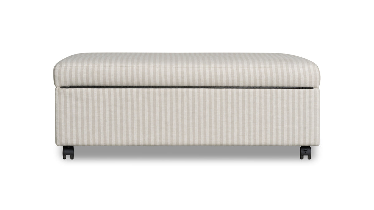 Hide Away Ottoman Sleeper, Newport Stripe