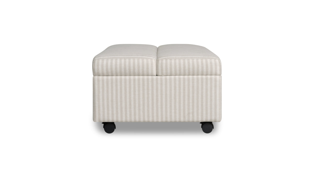 Hide Away Ottoman Sleeper, Newport Stripe