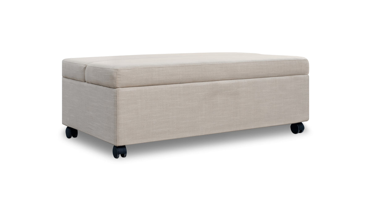 Hide Away Sleeper Ottoman, Clay