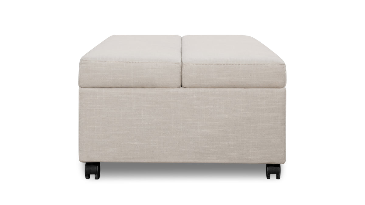 Hide Away Ottoman Sleeper, Clay