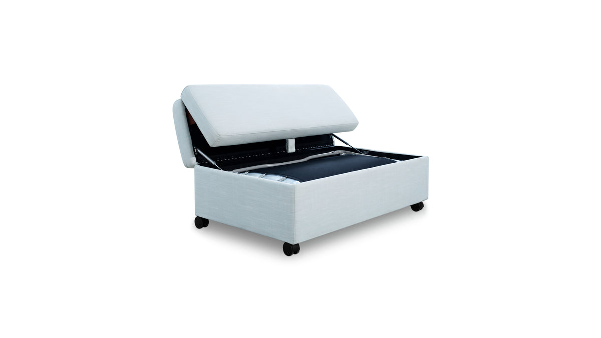 Hide Away Ottoman Sleeper, Cove — alternate view