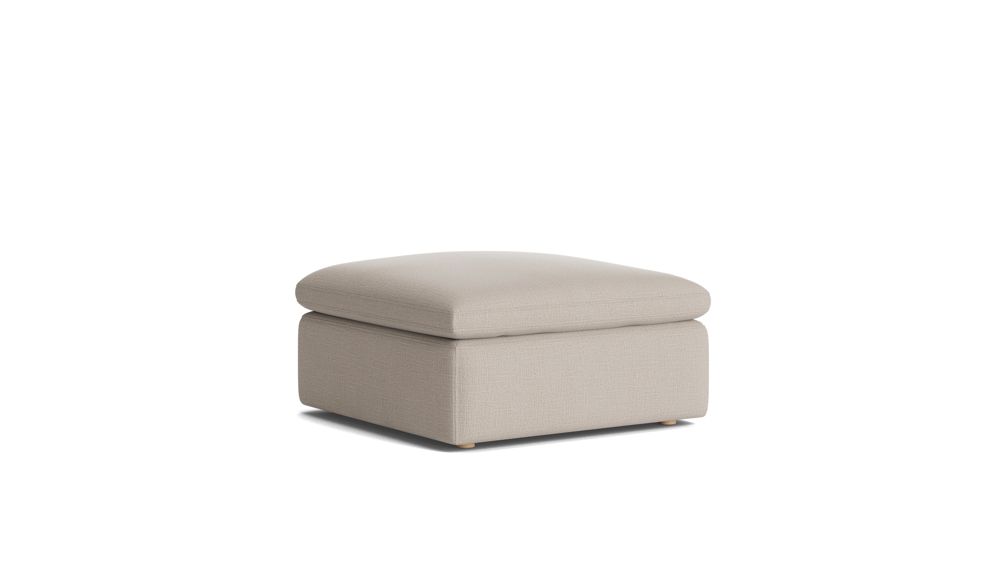 Movie Night™ Ottoman, Large, Light Pebble