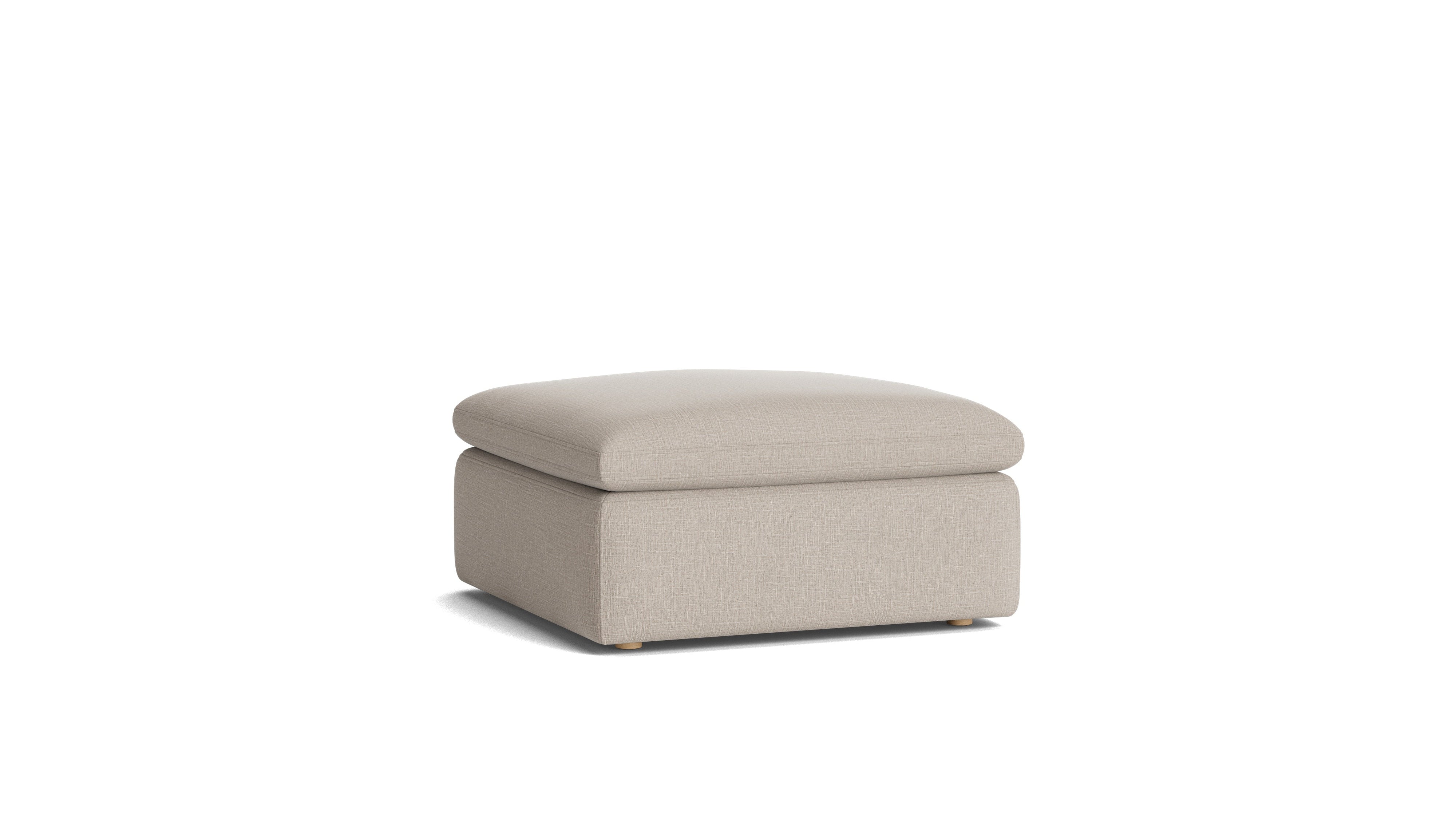 Movie Night™ Ottoman, Large, Light Pebble