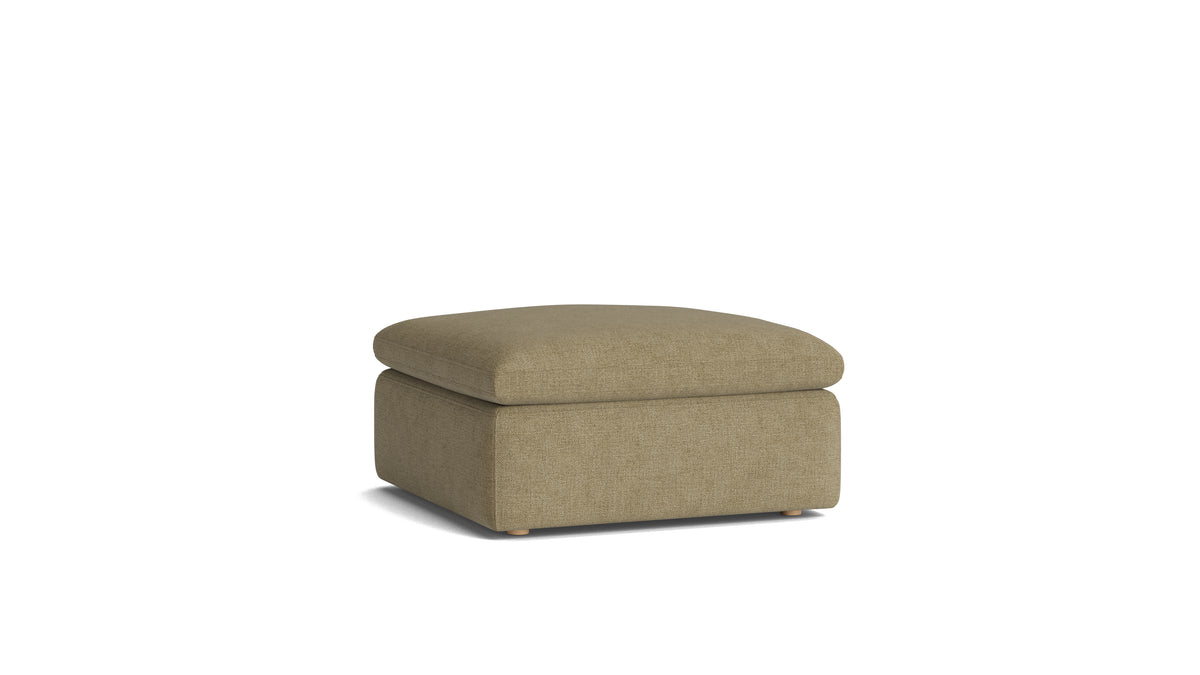 Movie Night™ Ottoman, Large, Olive — alternate view
