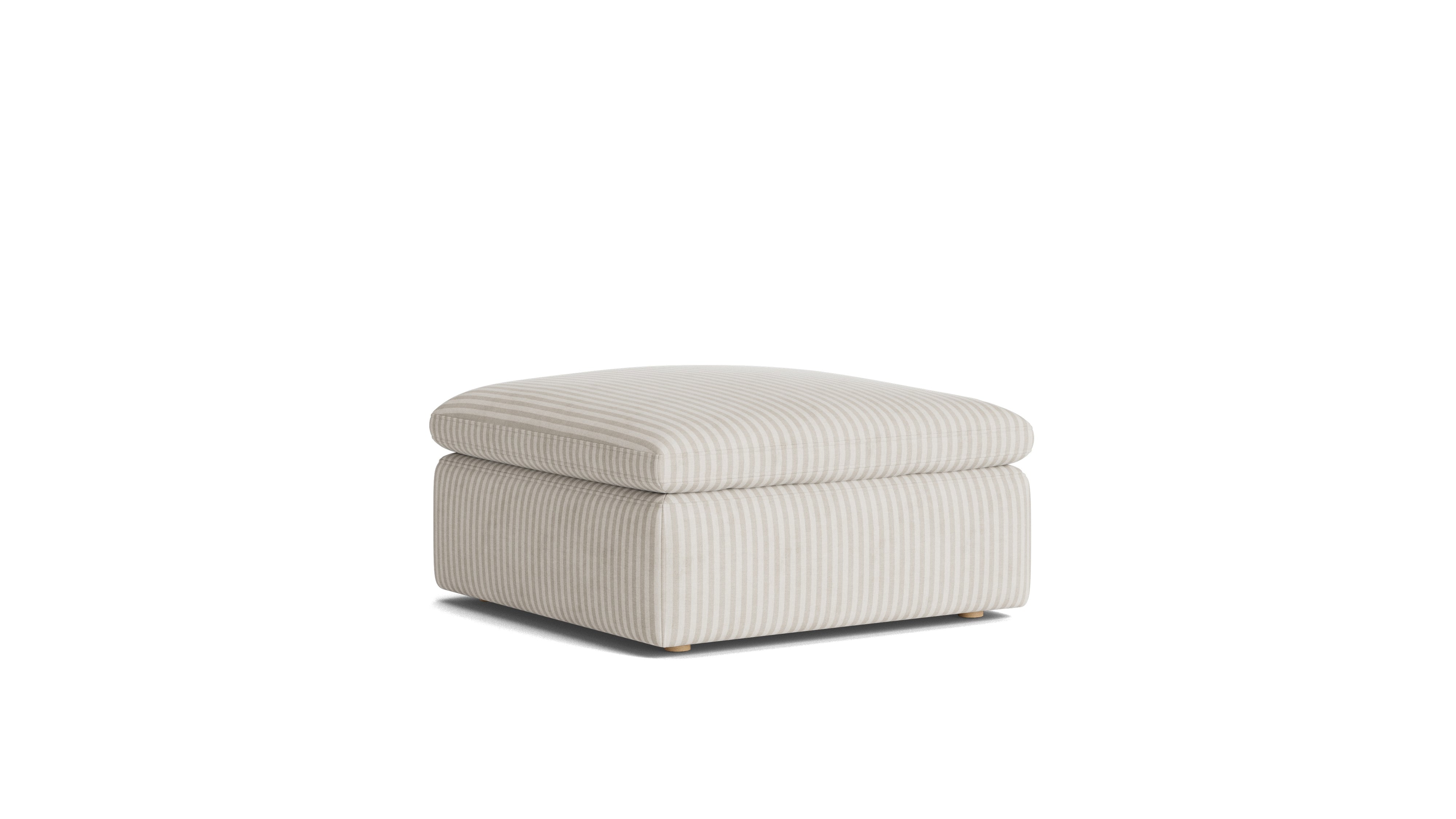 Movie Night™ Ottoman, Standard, Newport Stripe
