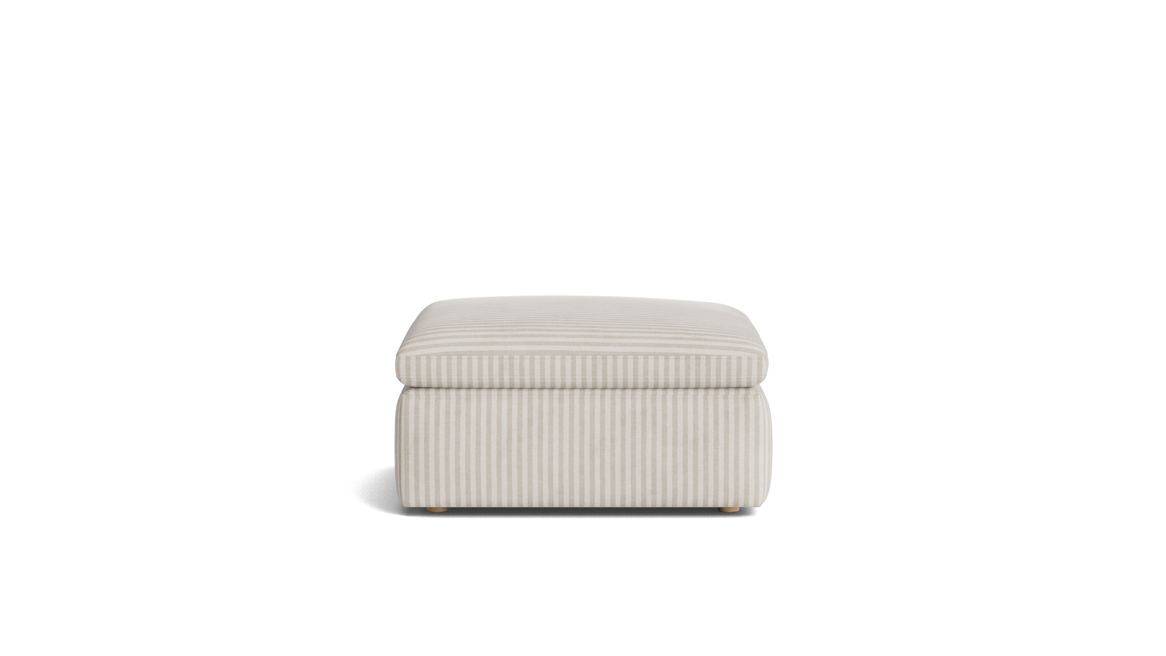 Movie Night™ Ottoman, Standard, Newport Stripe