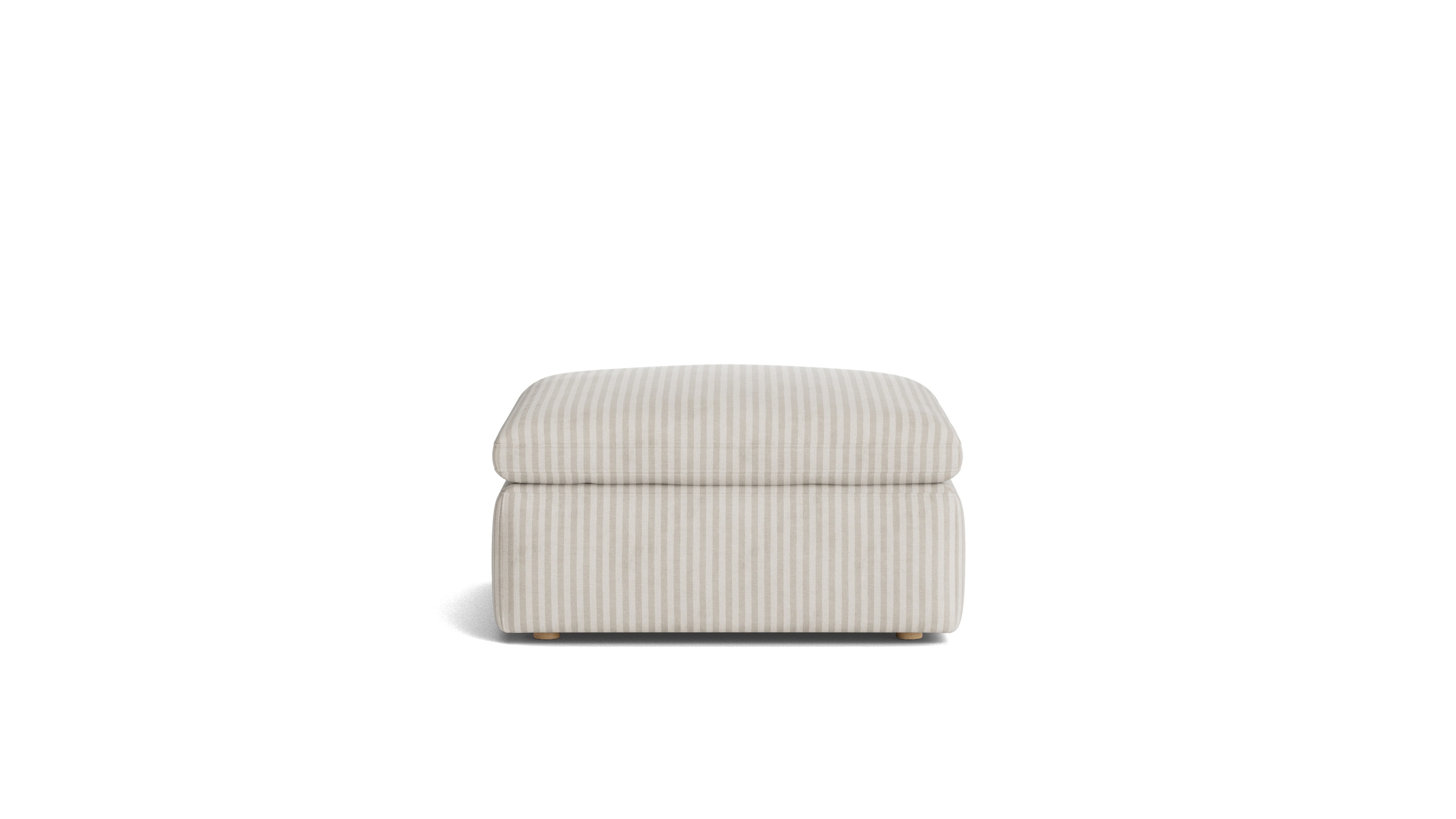 Movie Night™ Ottoman, Standard, Newport Stripe
