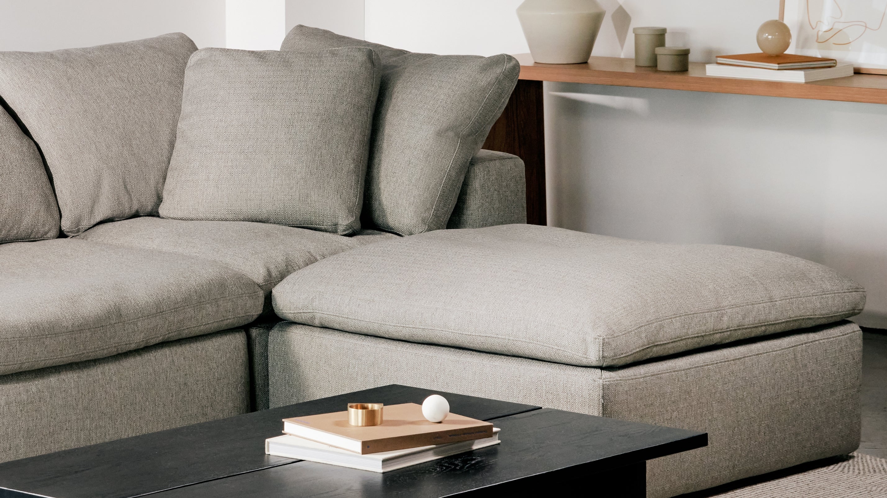 Movie Night™ Ottoman, Standard, Dark Shadow