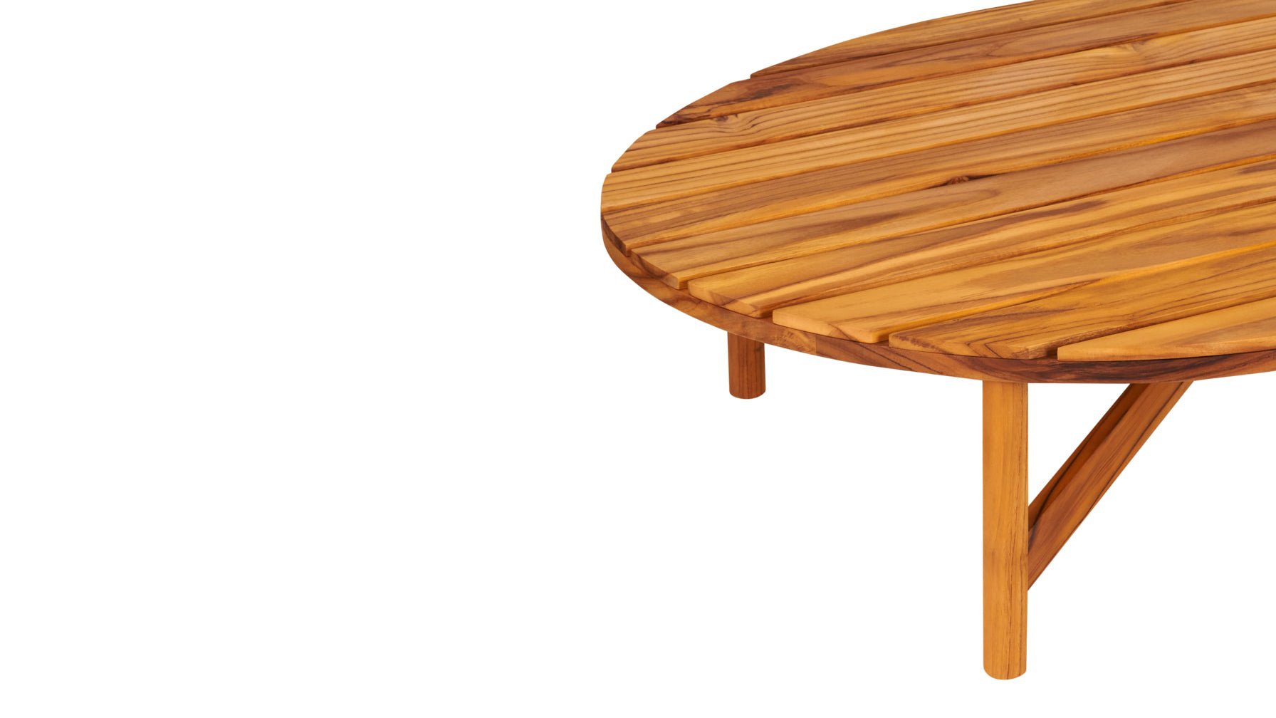 Table Talk Outdoor Coffee Table, Large, Teak - Sundays CompanyOUT - EW - 005 - 003