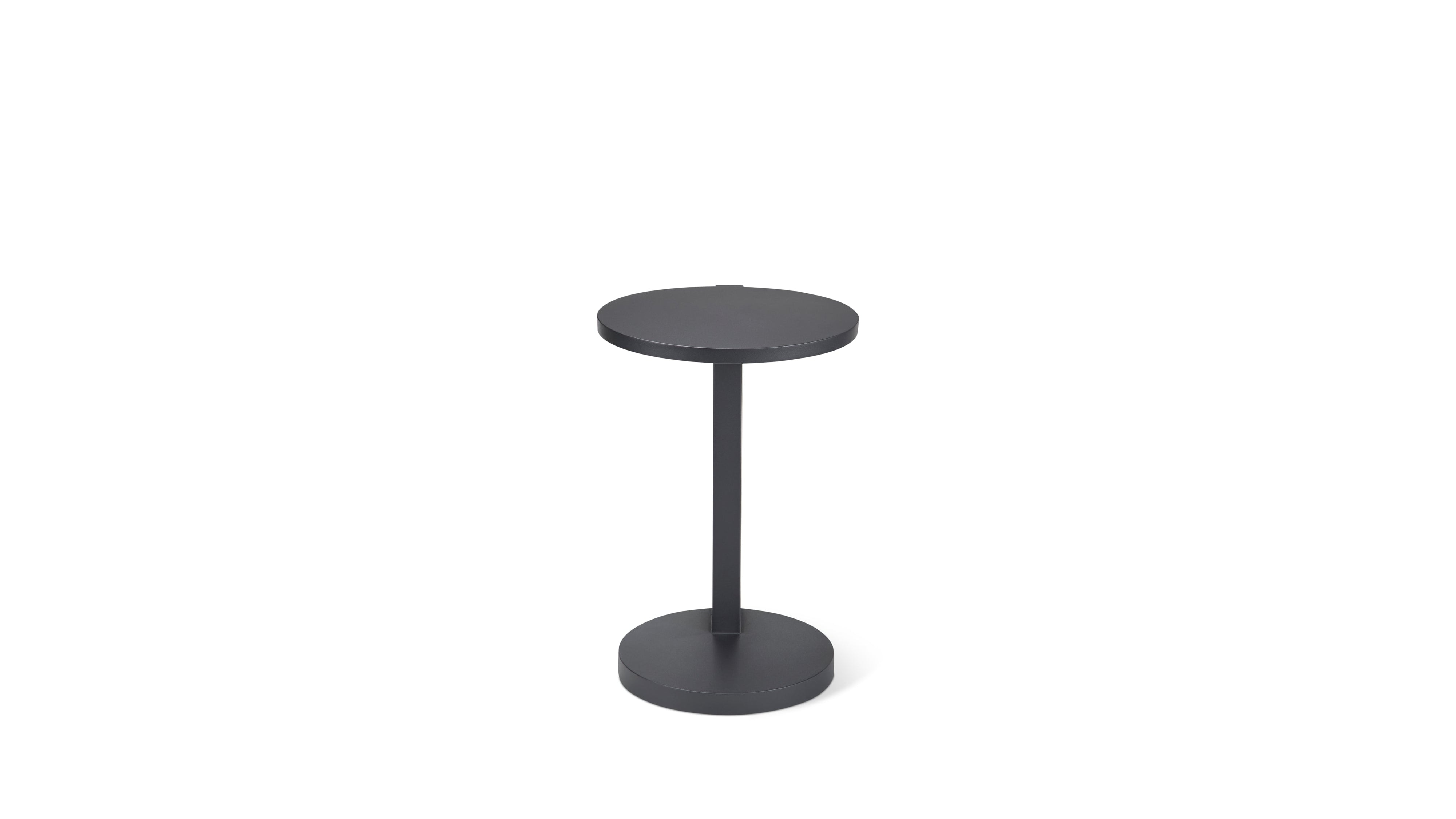 By Your Side Outdoor Table, Black Metal