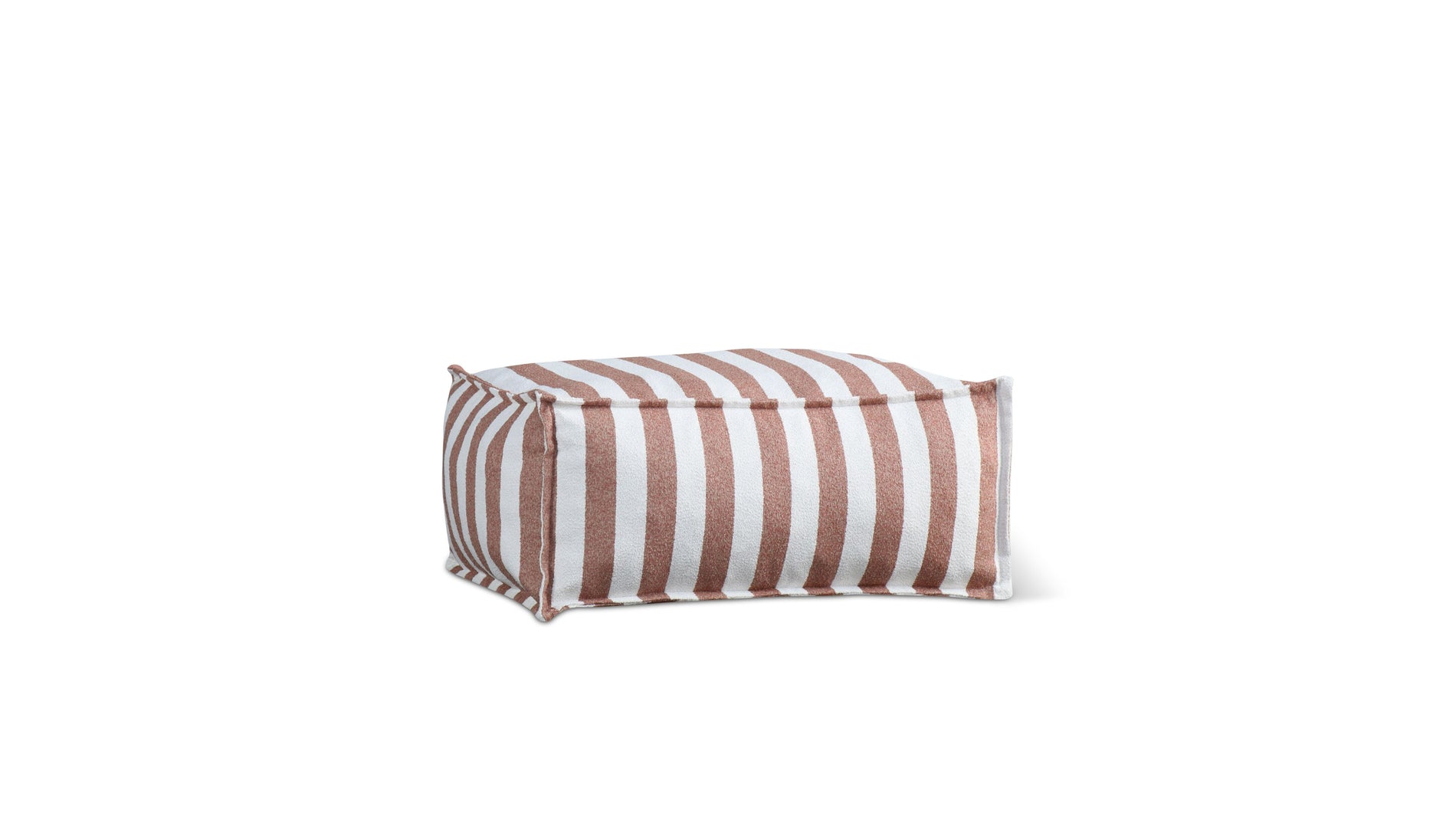 Make Waves Outdoor Ottoman, Tuscan Stripe_image