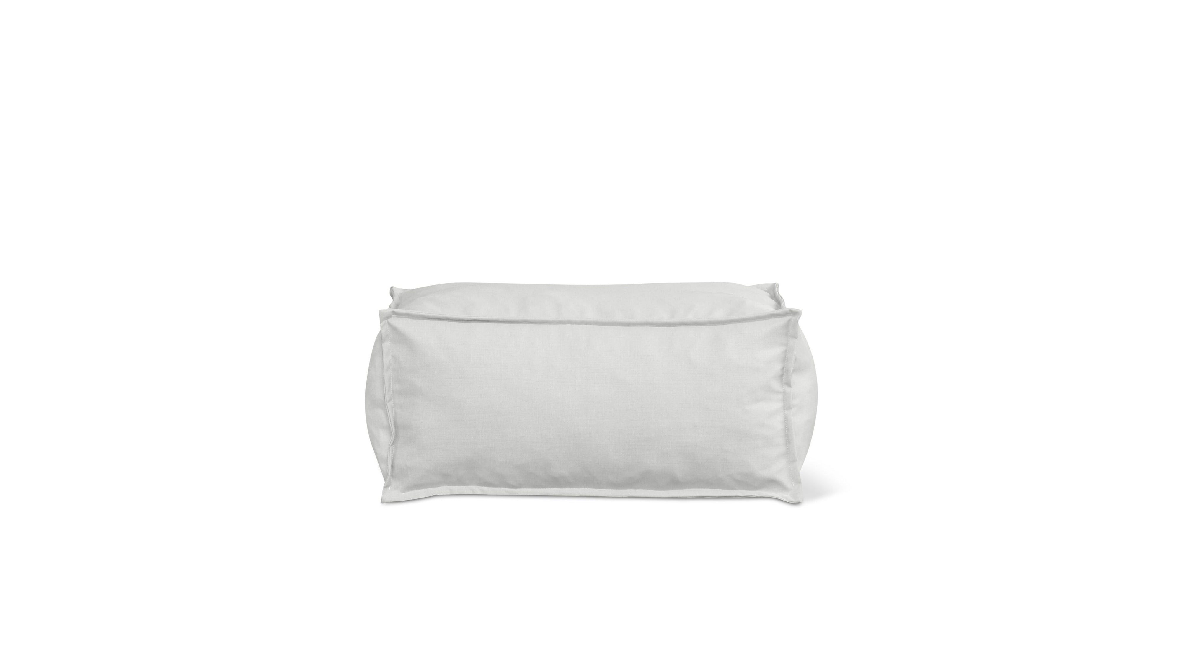 Make Waves Outdoor Ottoman, Gull