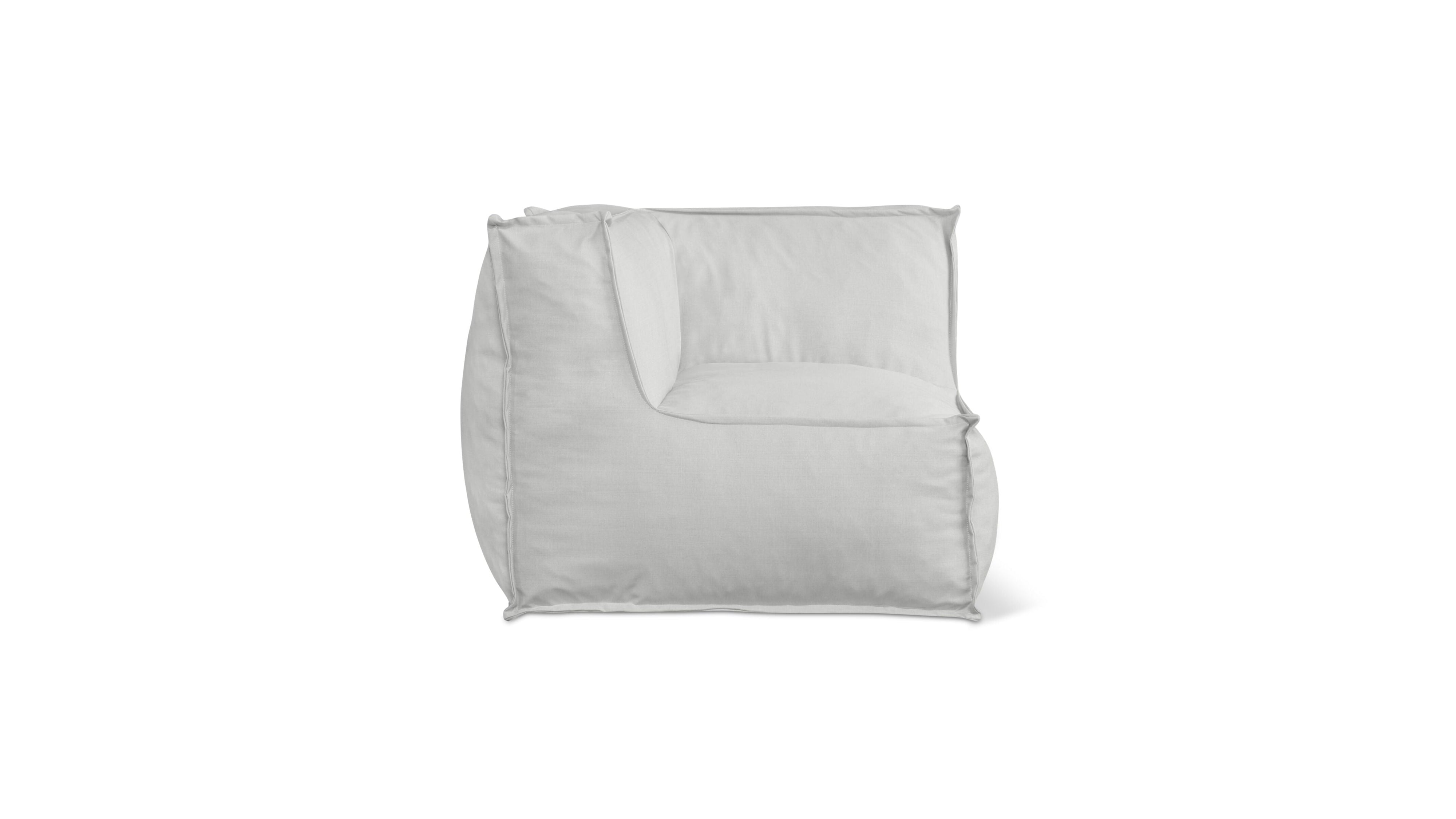 Make Waves Outdoor Corner Chair, Gull
