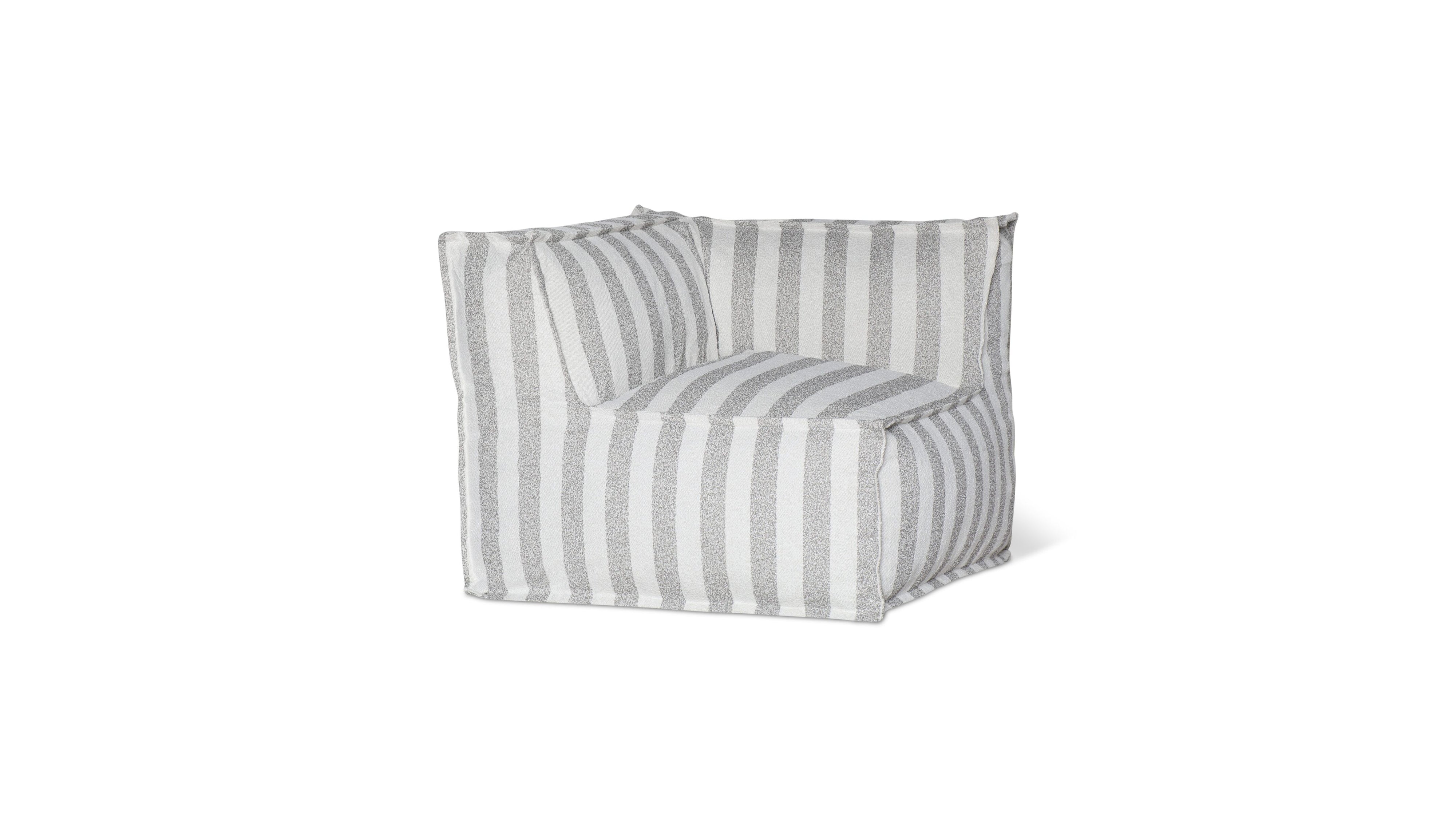 Make Waves Outdoor Corner Chair, Brighton Stripe