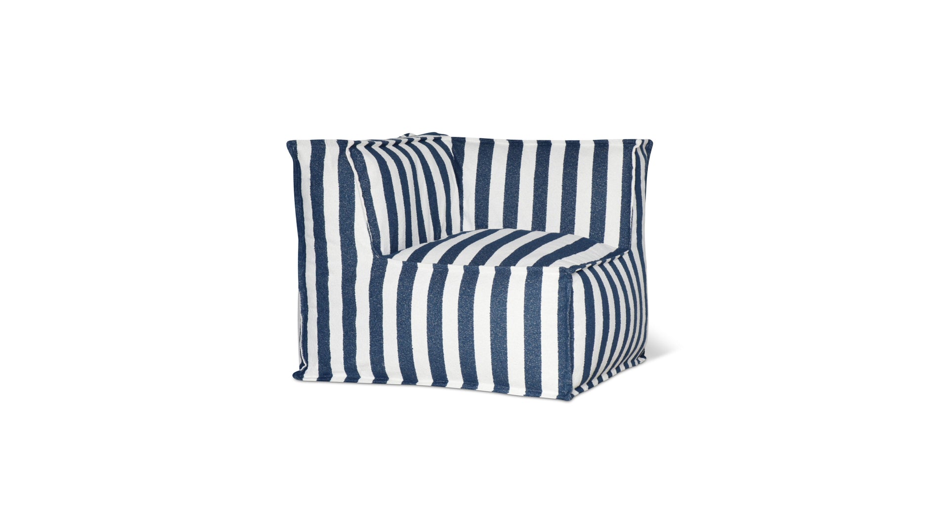 Make Waves Outdoor Corner Chair, Ocean Stripe_image