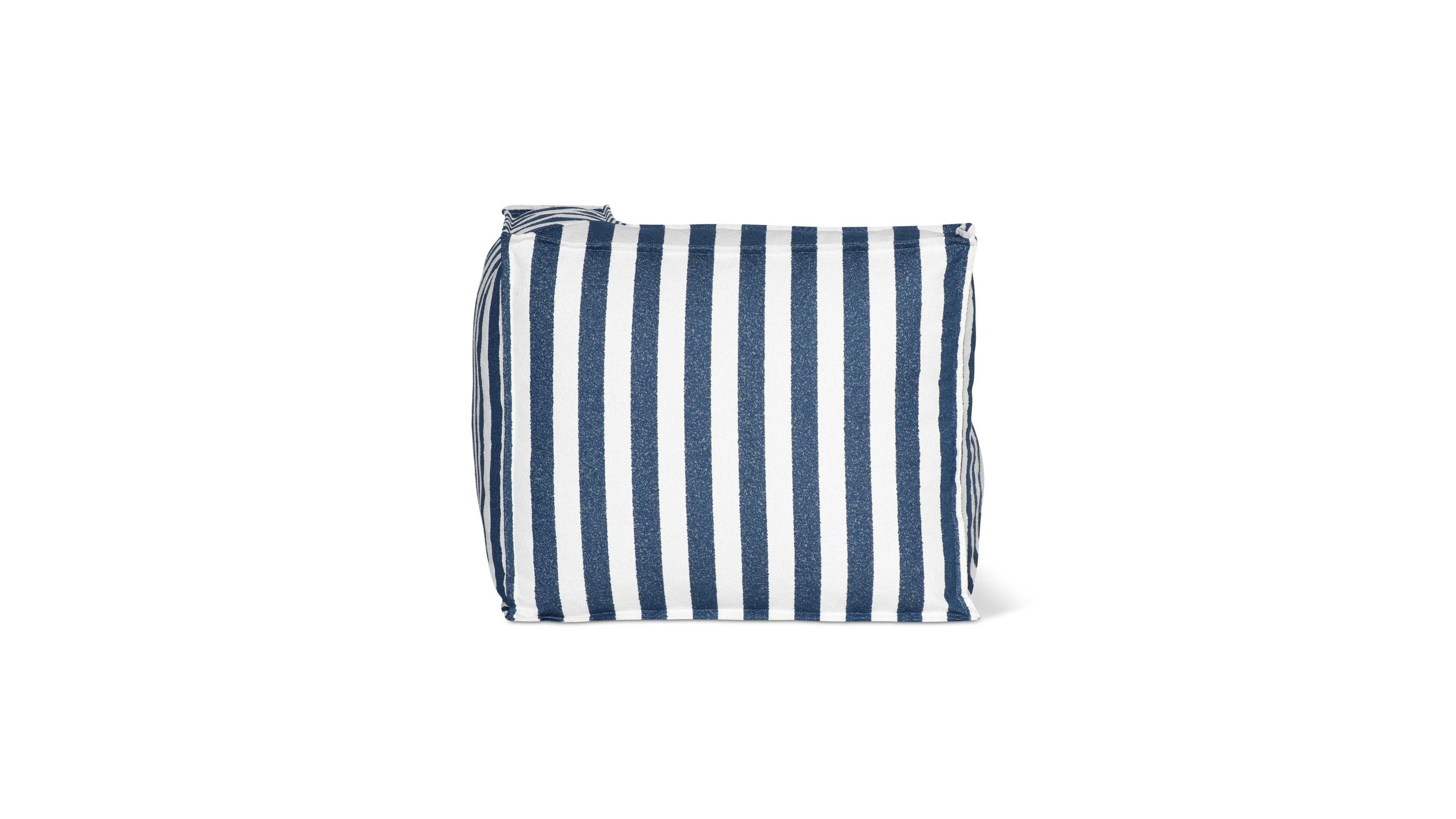 Make Waves Outdoor Corner Chair, Ocean Stripe