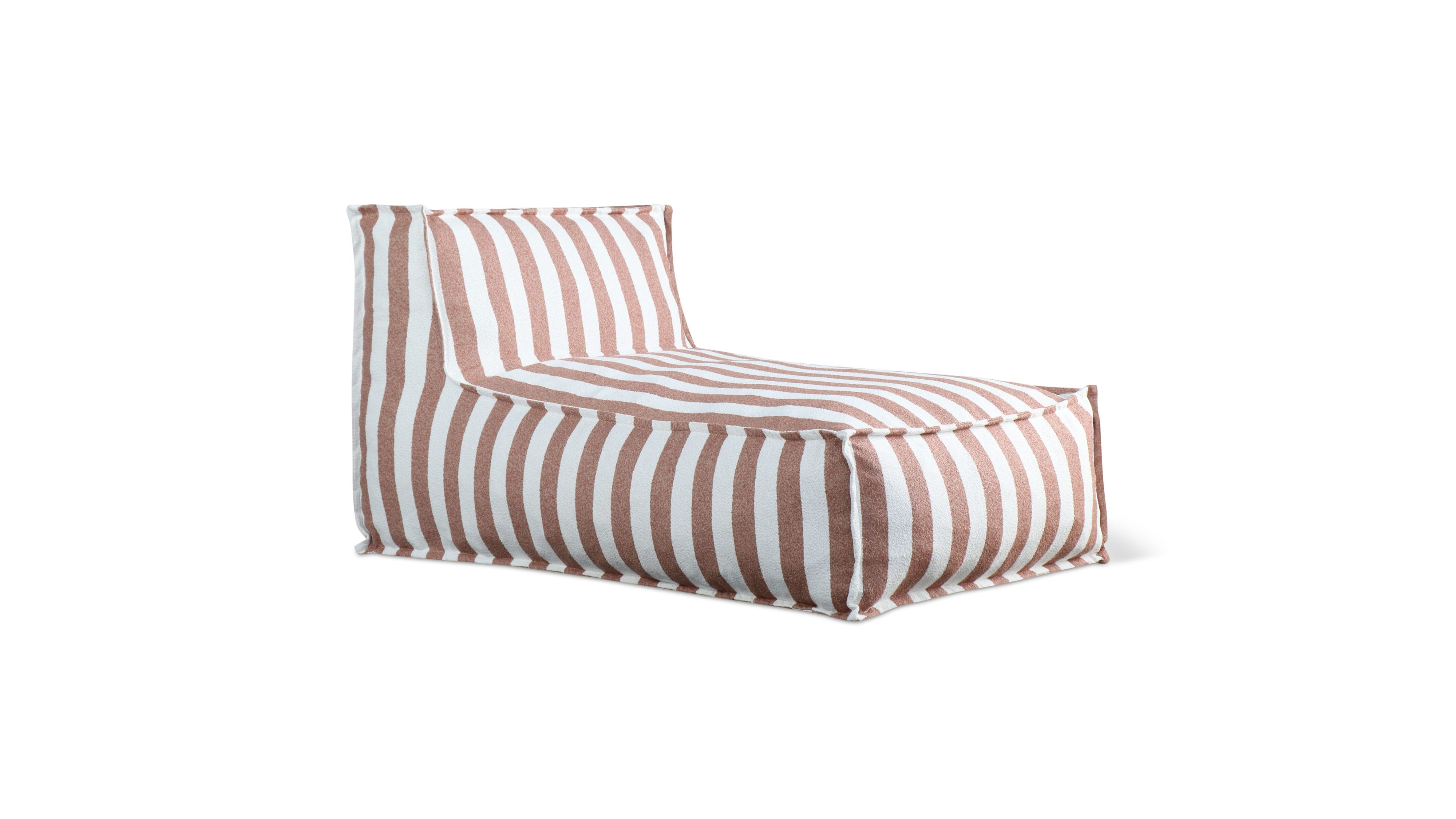 Make Waves Outdoor Chaise, Tuscan Stripe