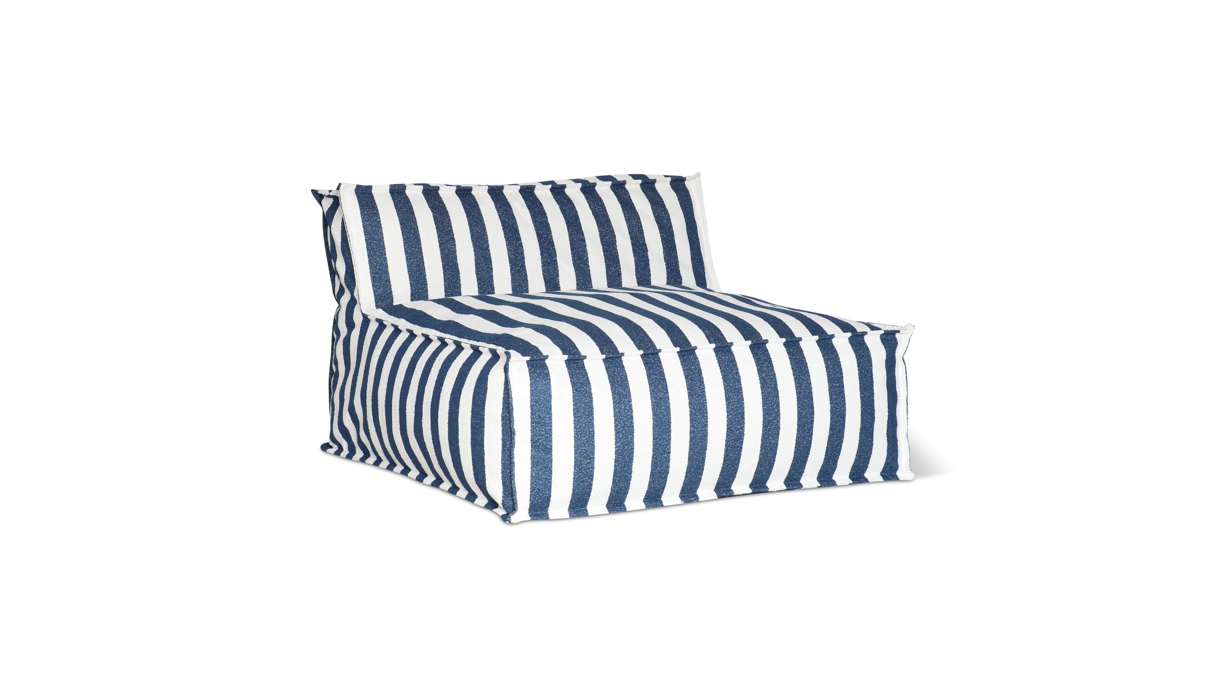 Make Waves Outdoor Loveseat, Ocean Stripe