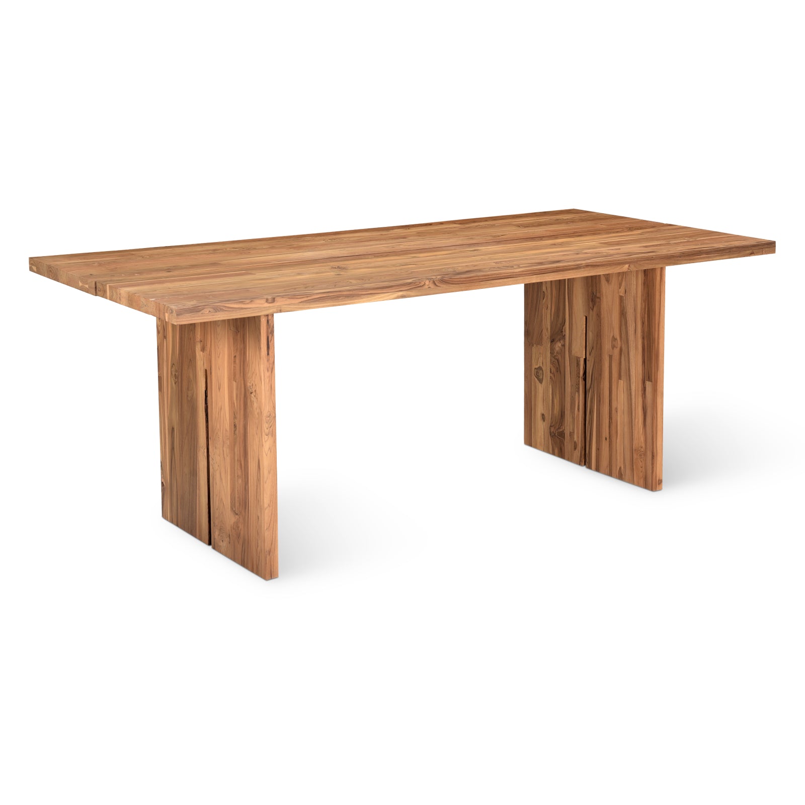 Plane Outdoor Dining Table, Seats 8-10, Teak - Image 8