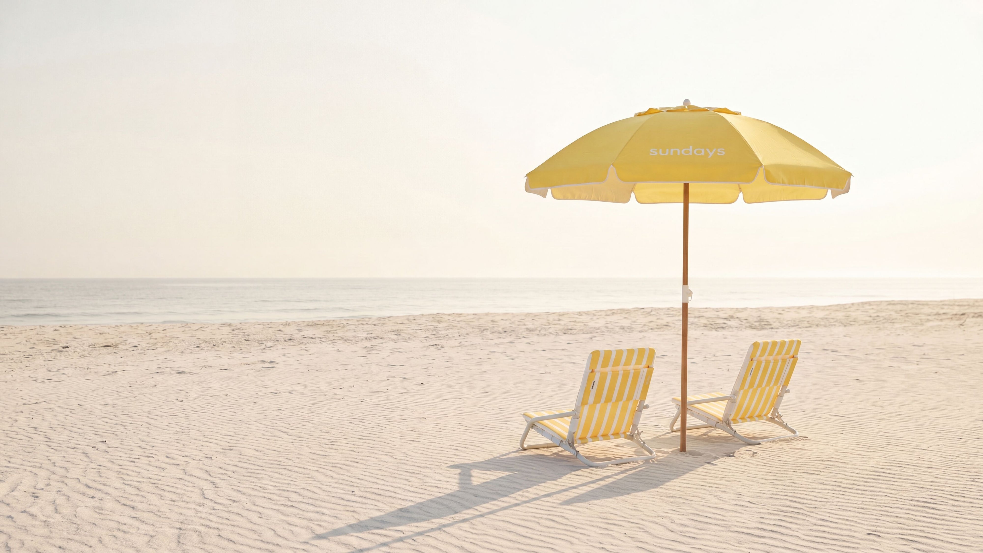 Shore Thing Beach Chair, Lemon Stripe
