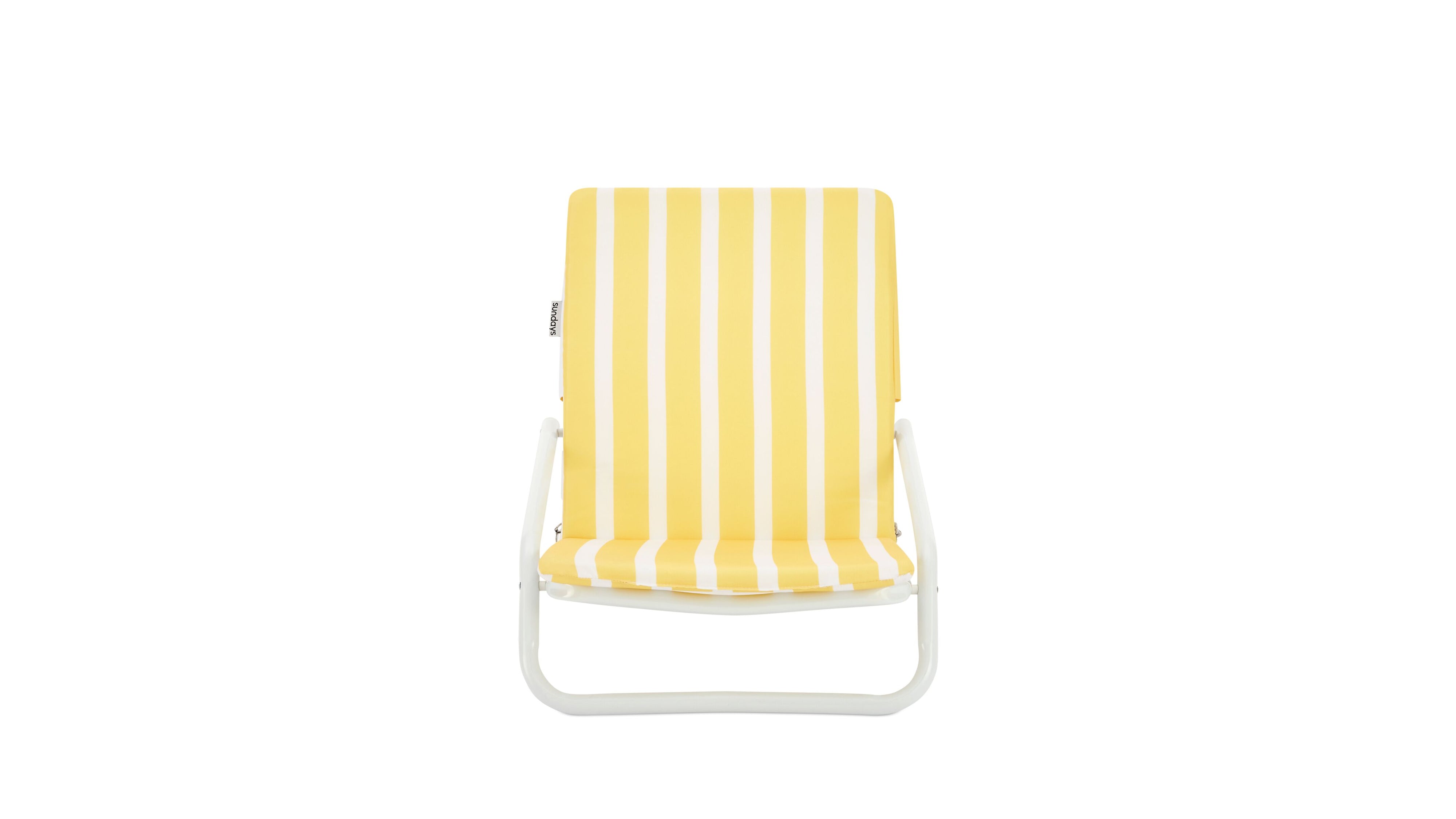 Shore Thing Beach Chair, Lemon Stripe