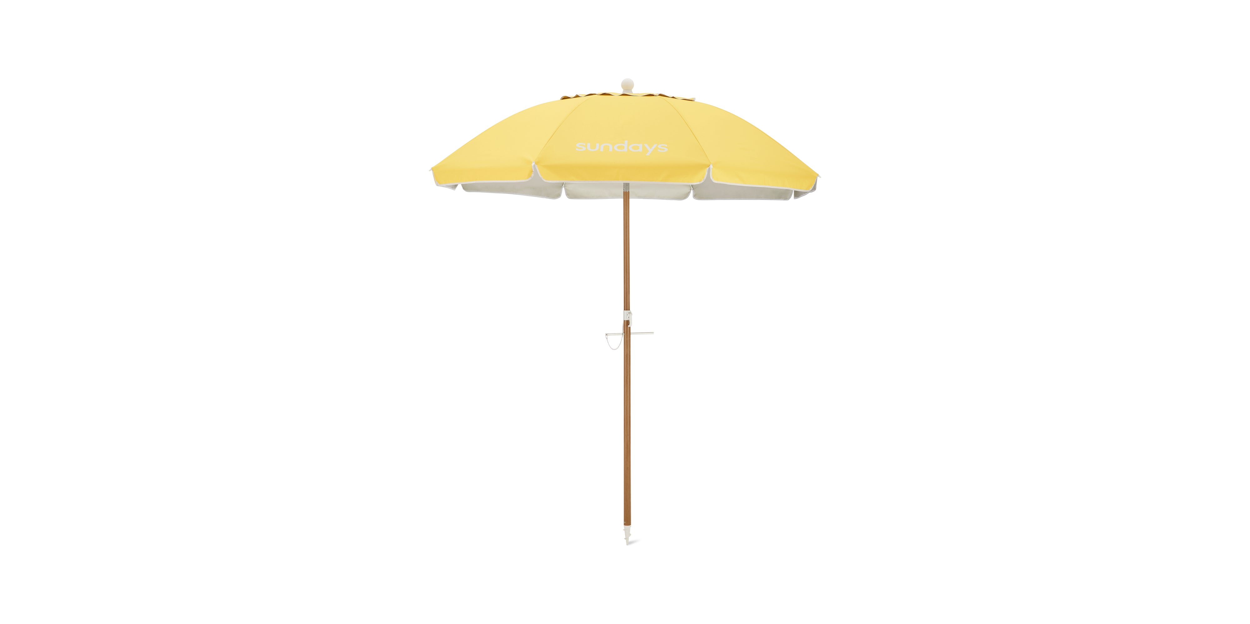 Shore Thing Beach Umbrella, Lemon