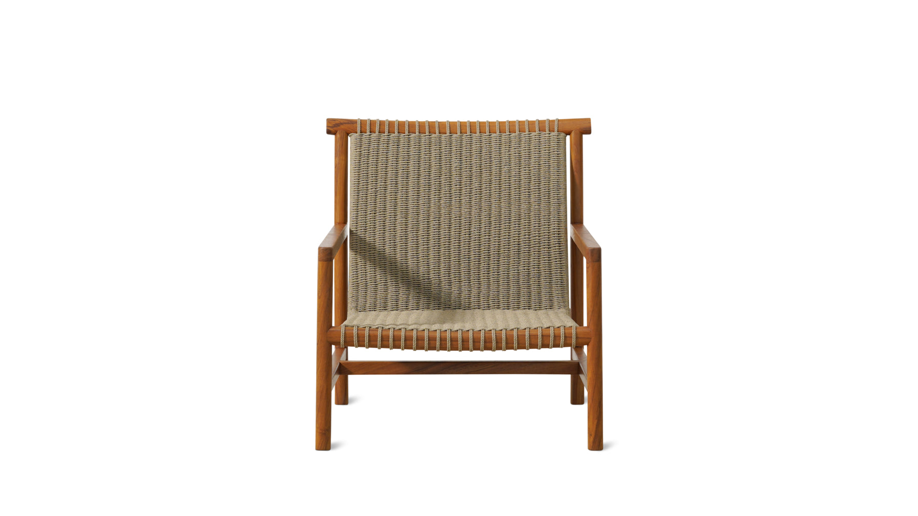 Shoreline Outdoor Lounge Chair, Teak - Image 1