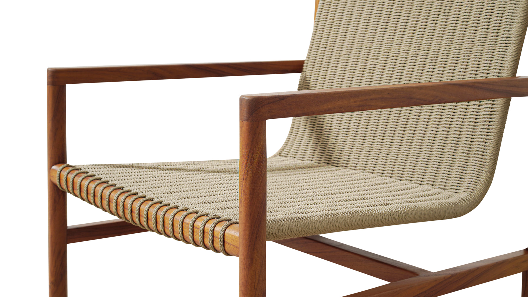 Shoreline Outdoor Lounge Chair, Teak - Image 9