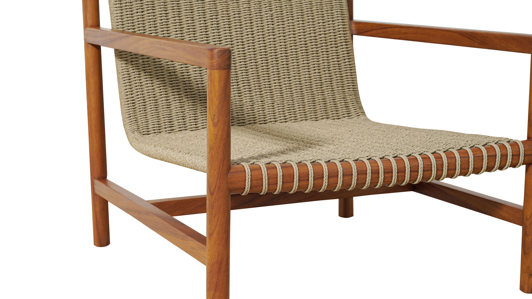 Shoreline Outdoor Lounge Chair, Teak - Image 10