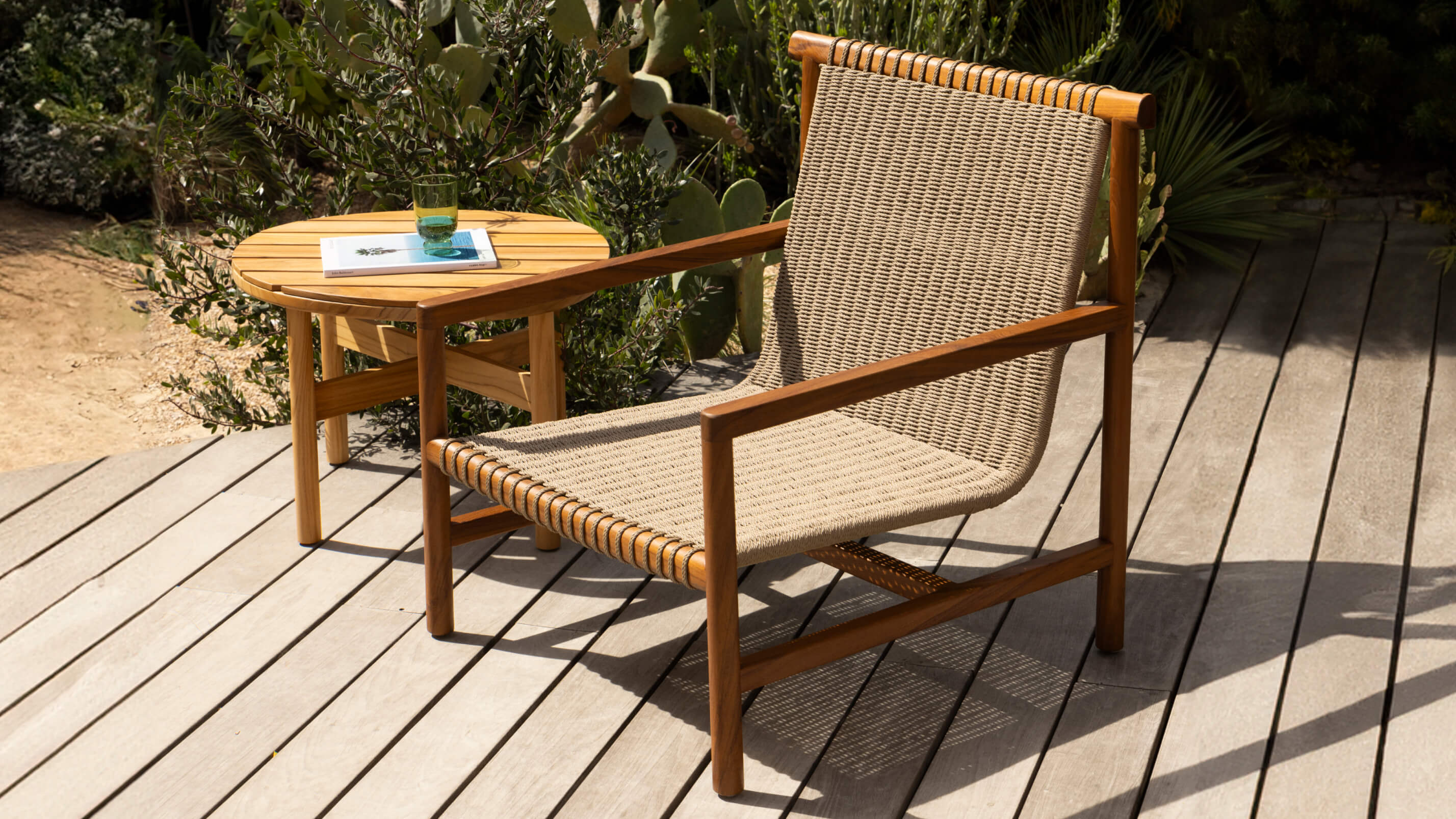 Shoreline Outdoor Lounge Chair, Teak - Image 2