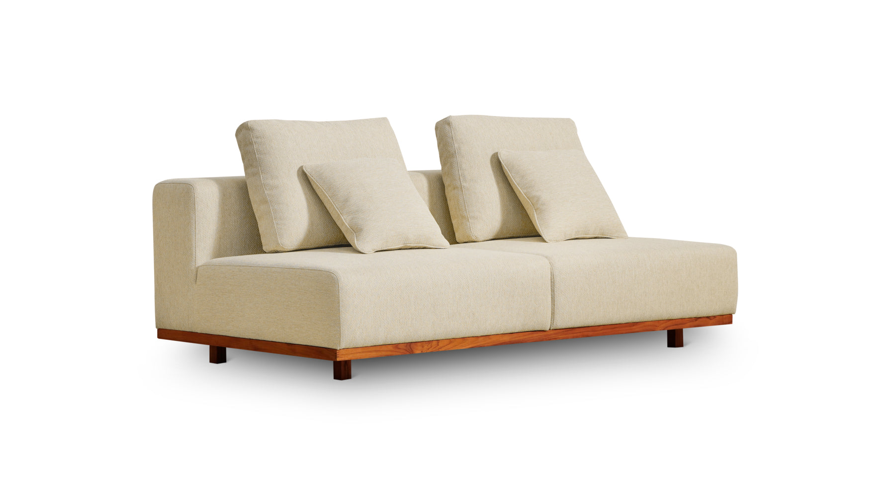 Sunny Days Outdoor Sofa, 2 Seater, Sandy - Image 2