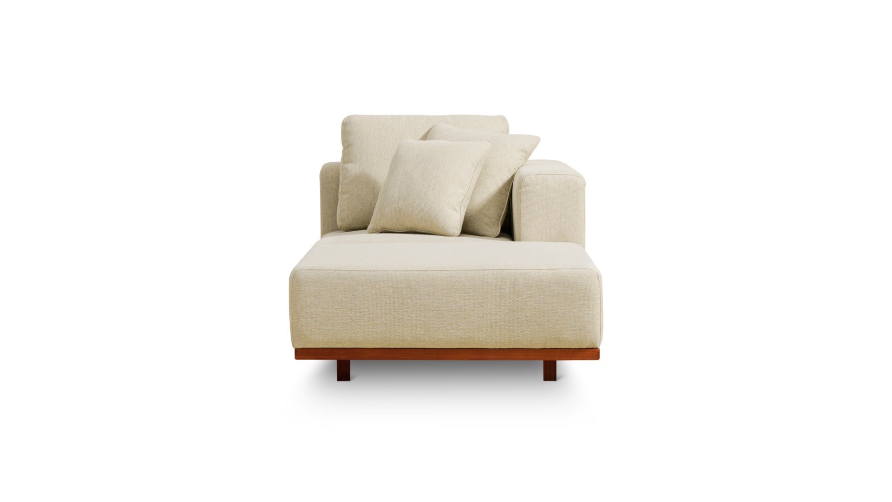 Sunny Days Outdoor Chaise, Right Facing, Sandy
