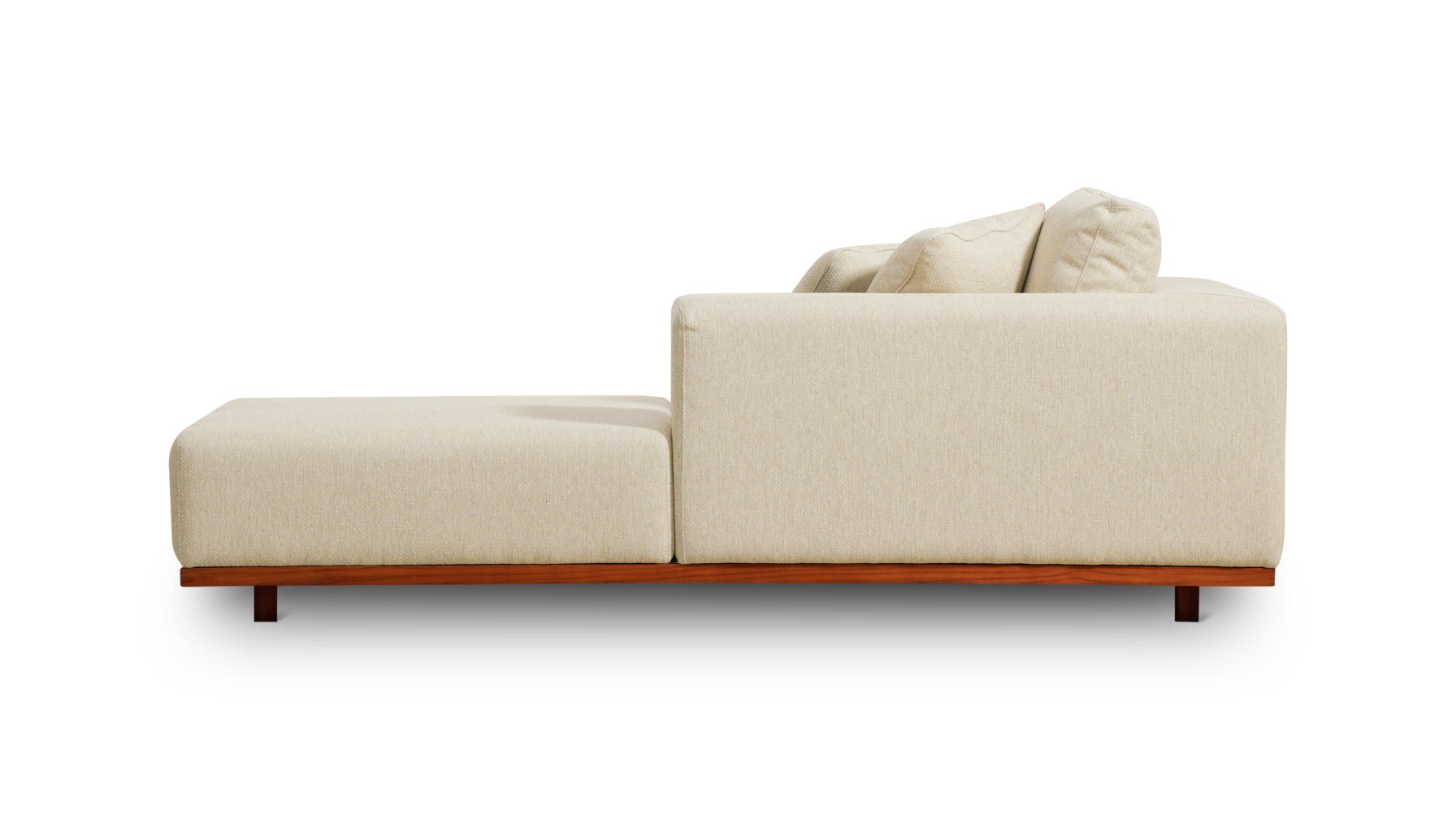 Sunny Days Outdoor Chaise, Right Facing, Sandy